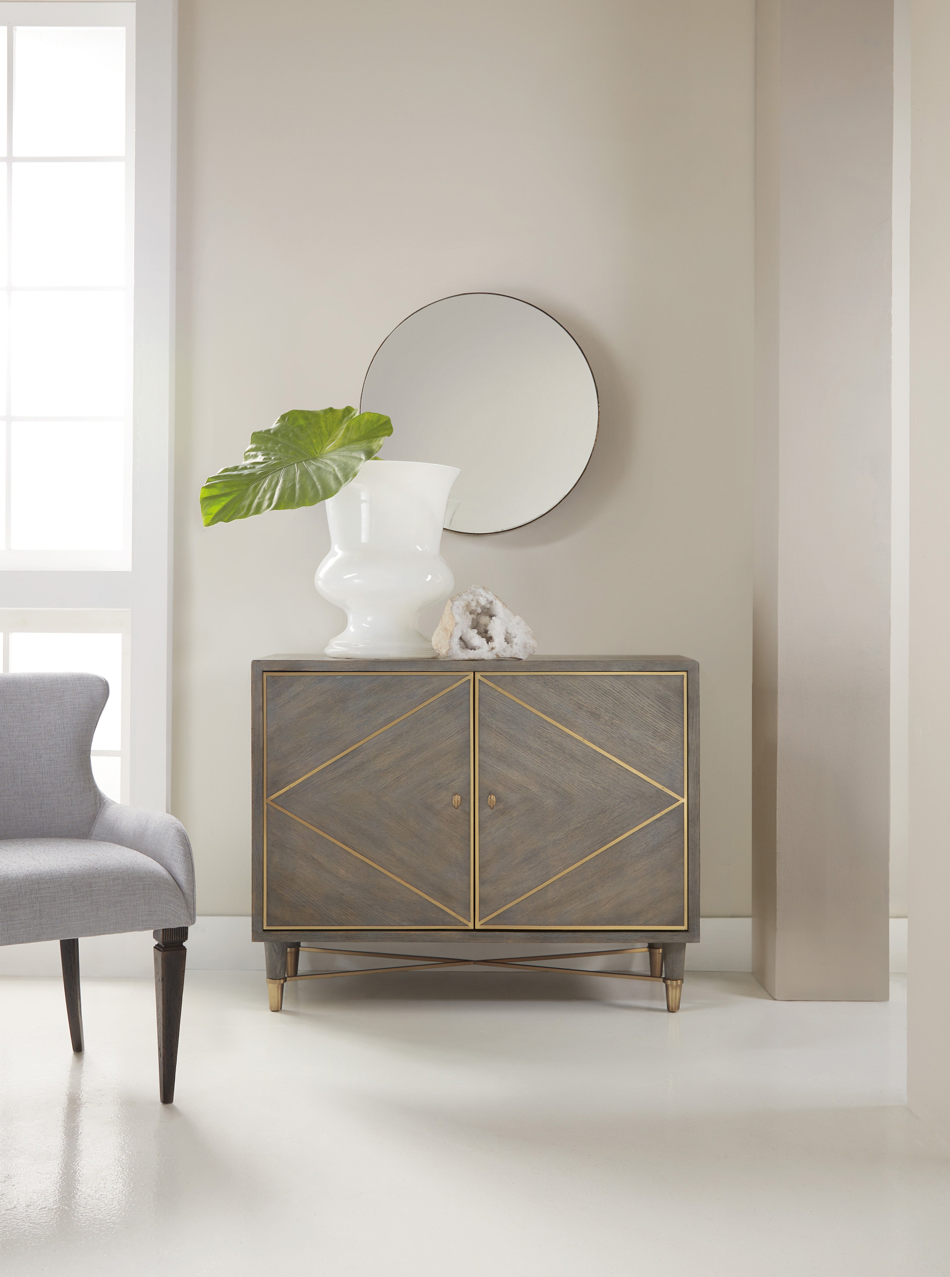 Hooker Furniture Melange Breck Chest in Gray