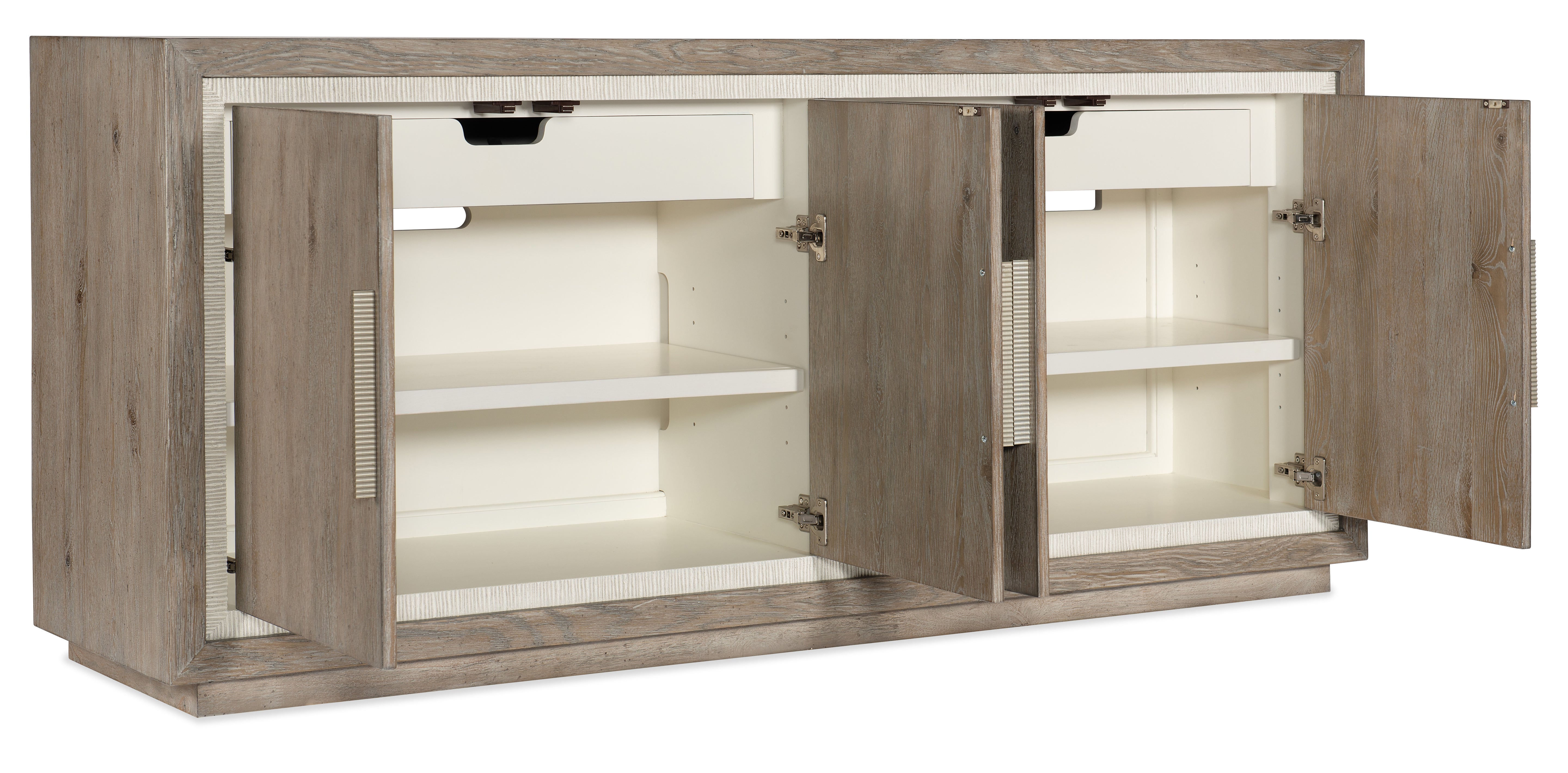Hooker Furniture Serenity Tulum Media Storage Cabinet in Gray