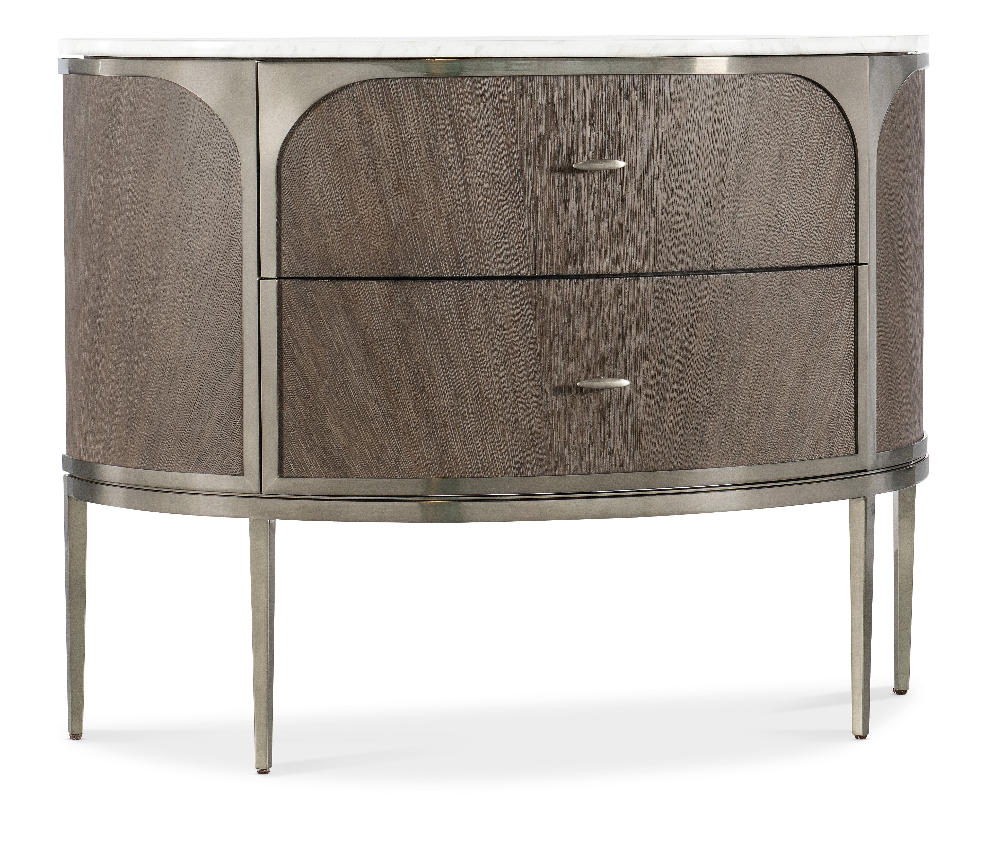 Hooker Furniture Modern Mood Two Drawer Nightstand