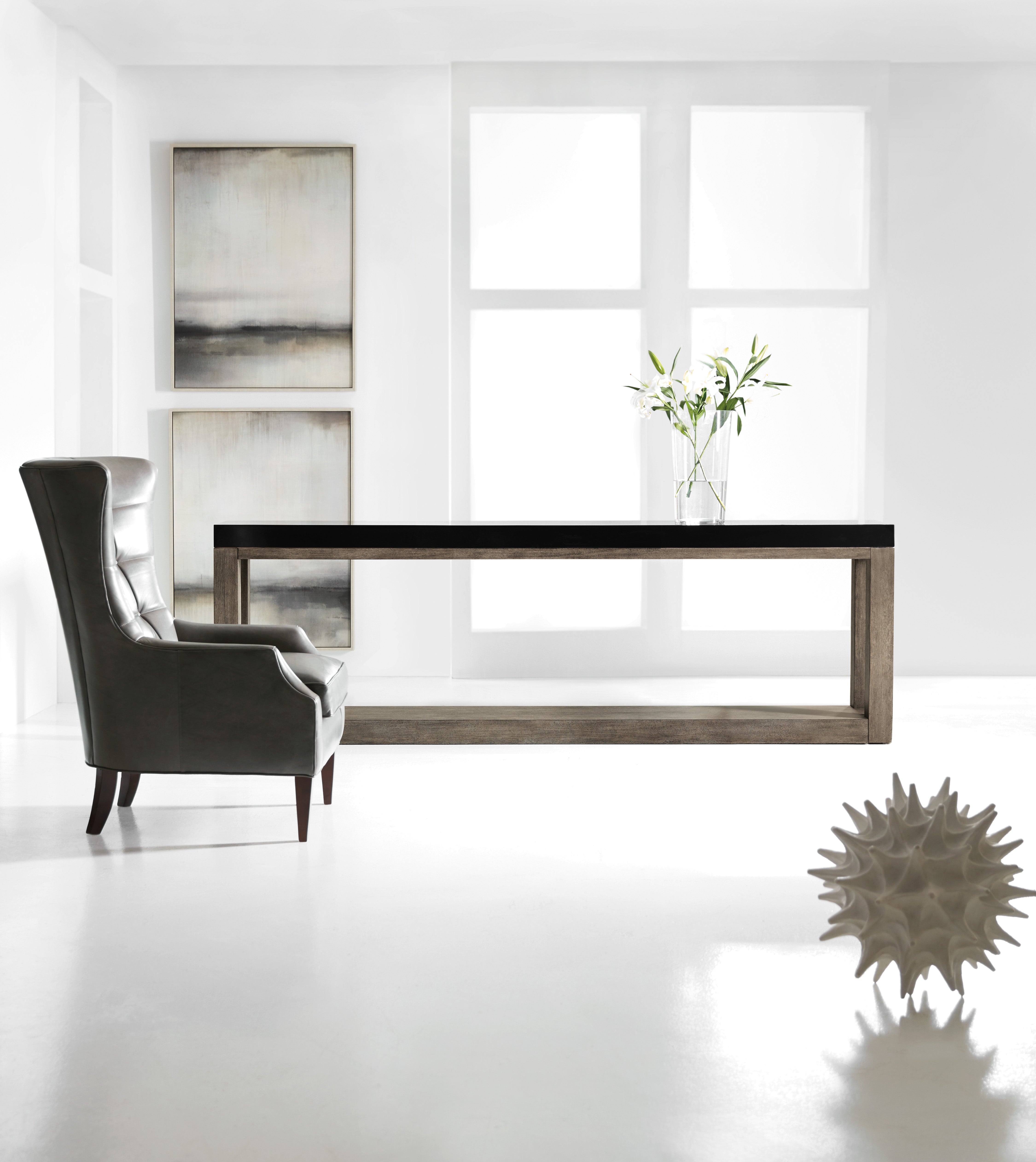 Hooker Furniture Melange Vienna Console in Dark Brown