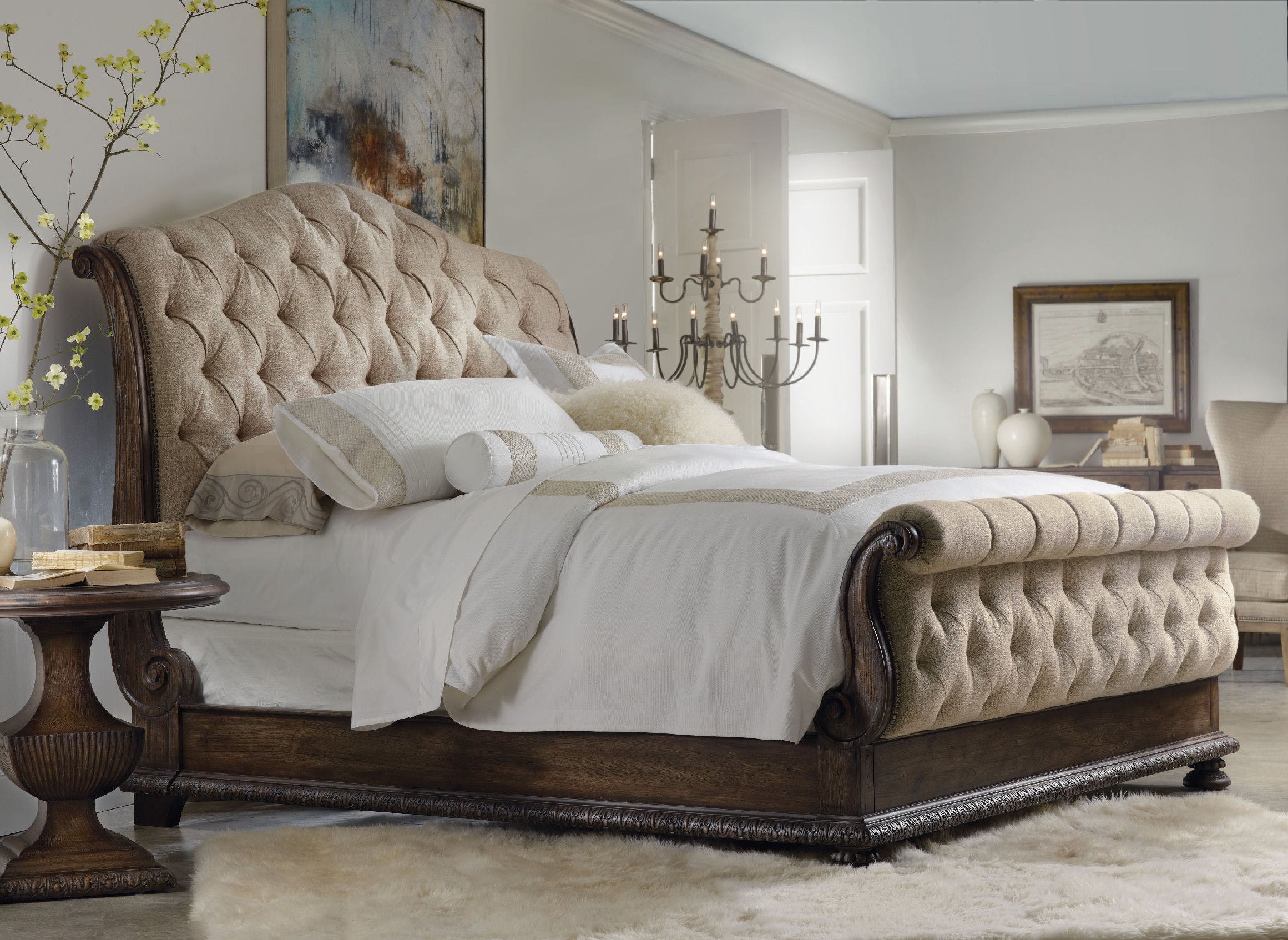 Hooker Furniture Rhapsody King Tufted Bed
