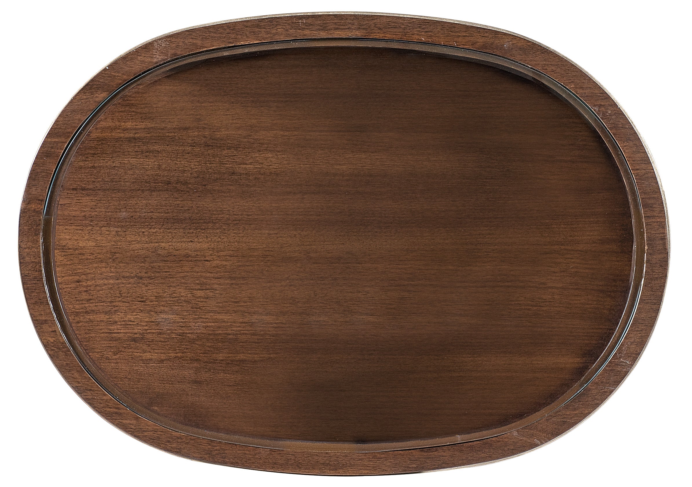 Hooker Furniture Melange Contours Side Table in Dark Wood