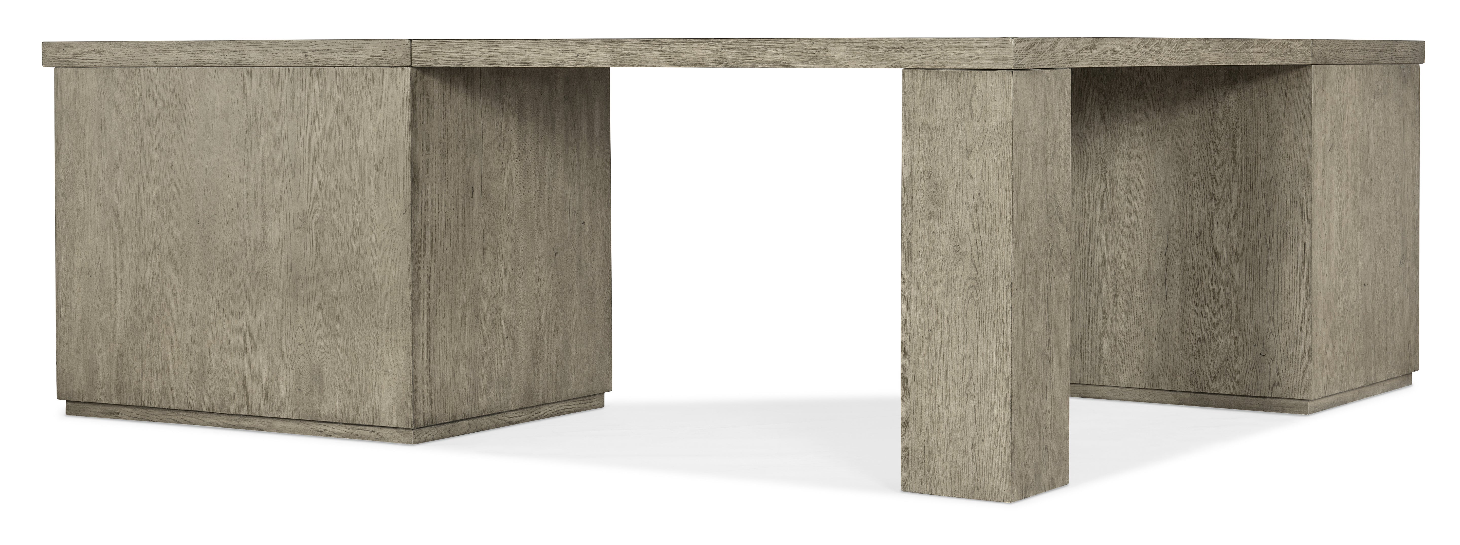 Hooker Furniture Linville Falls Corner Desk with File and Open Desk Cabinet