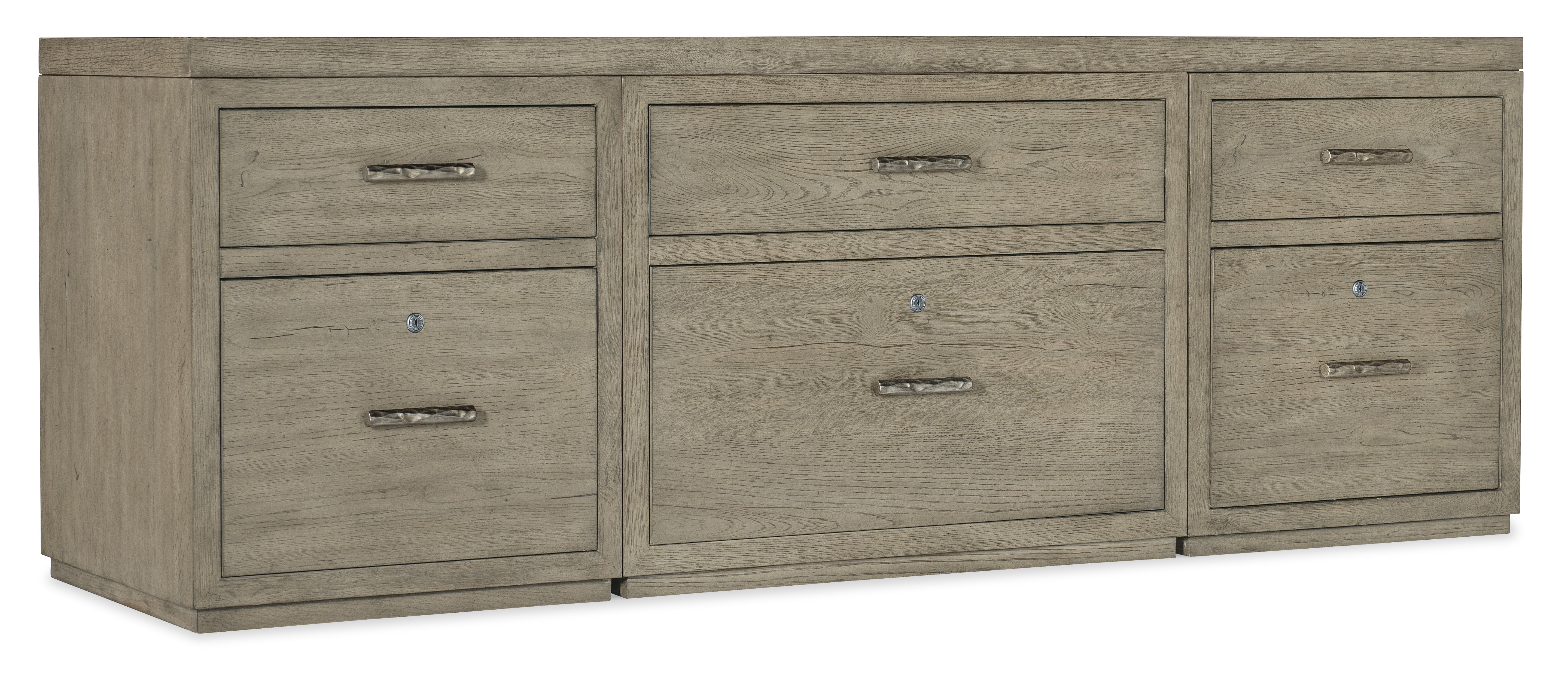 Hooker Furniture Linville Falls 84" Credenza with Two Files and Lateral File