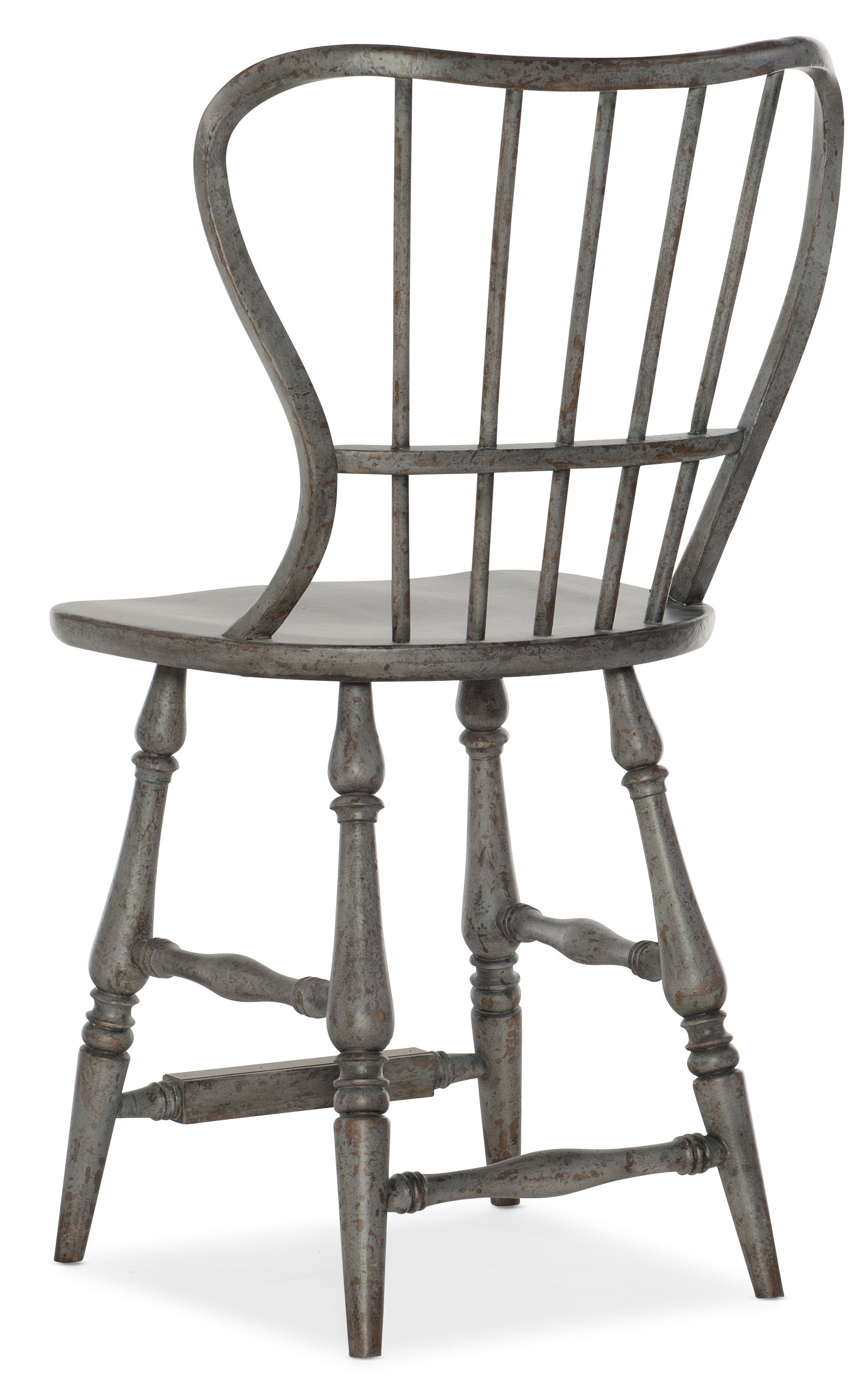 Hooker Furniture Ciao Bella Spindle Back Counter Stool-Speckled Gray
