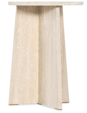 Hooker Furniture Melange Cirque Spot Table in Whites/Creams/Beiges