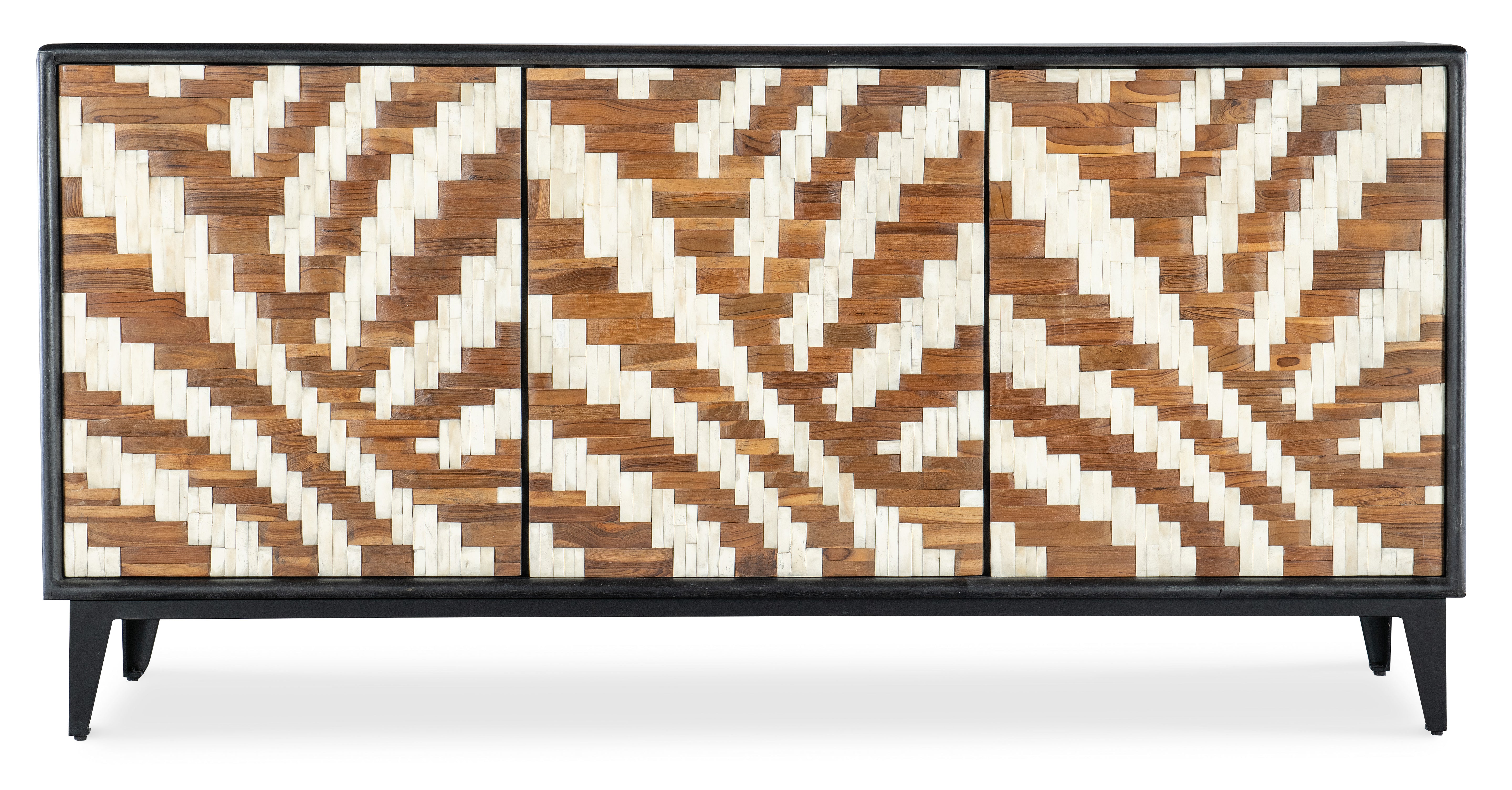 Hooker Furniture Commerce & Market Entwined Credenza in Medium Brown