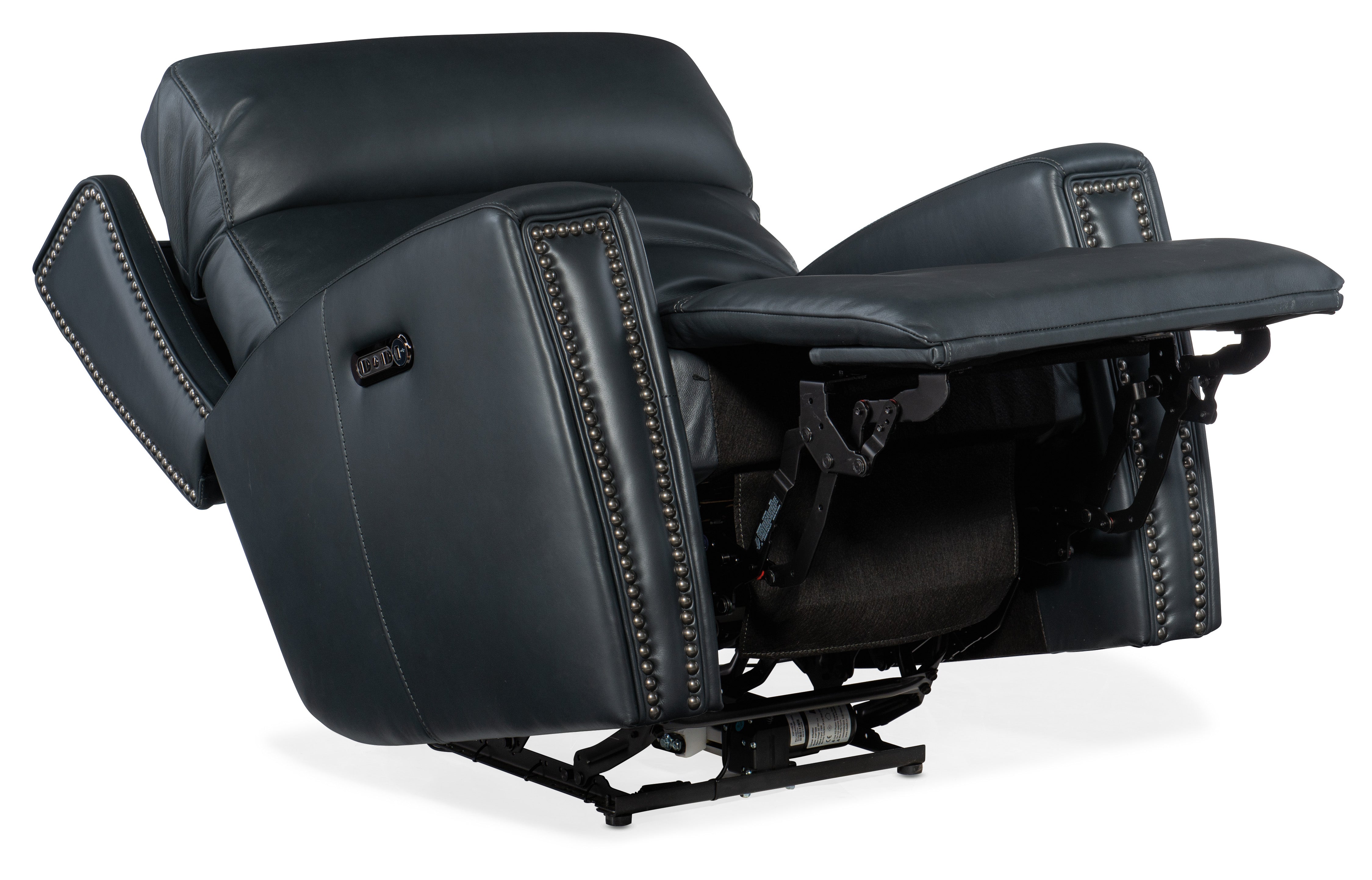 Hooker Furniture Ruthe Zero Gravity Power Recliner with Power Headrest in Dark Blue