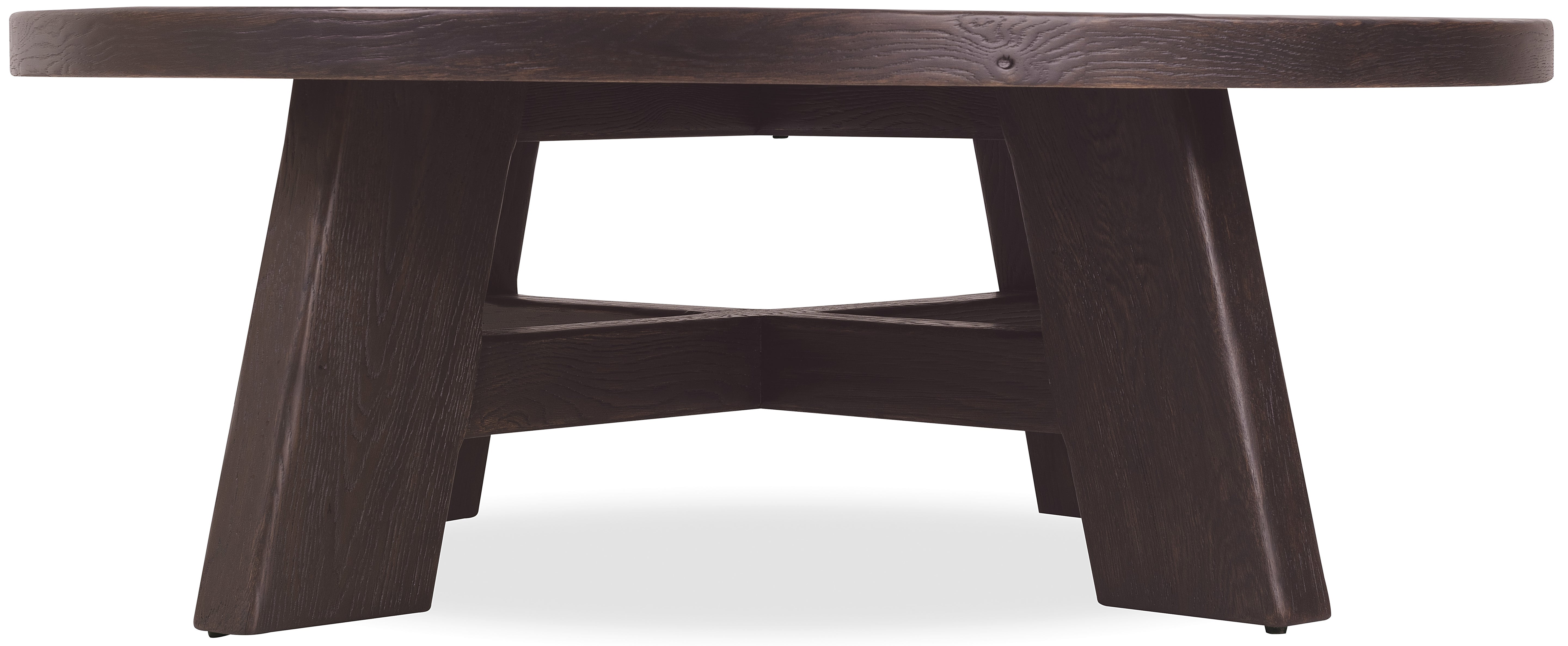 Hooker Furniture Driftwood Round Cocktail Table in Blacks