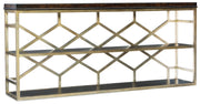 Hooker Furniture Melange Giles Console Table in Dark Brown