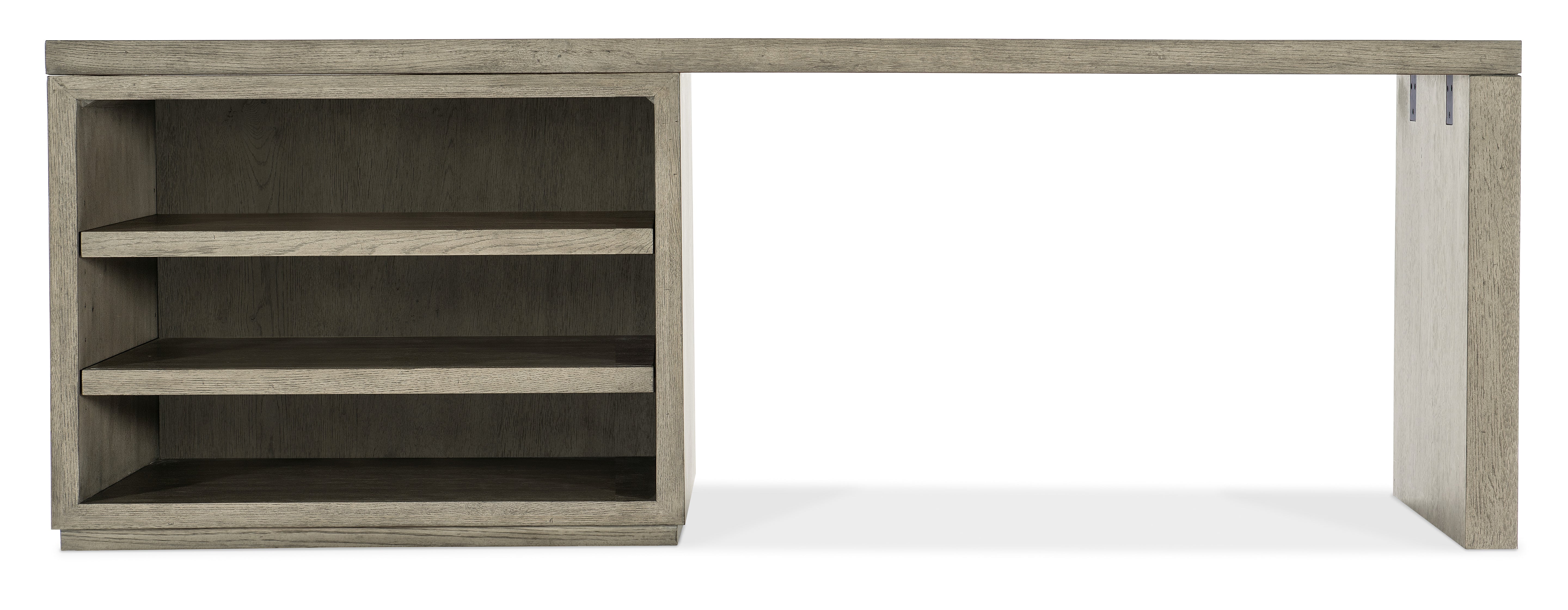 Hooker Furniture Linville Falls 84" Desk with Open Desk Cabinet