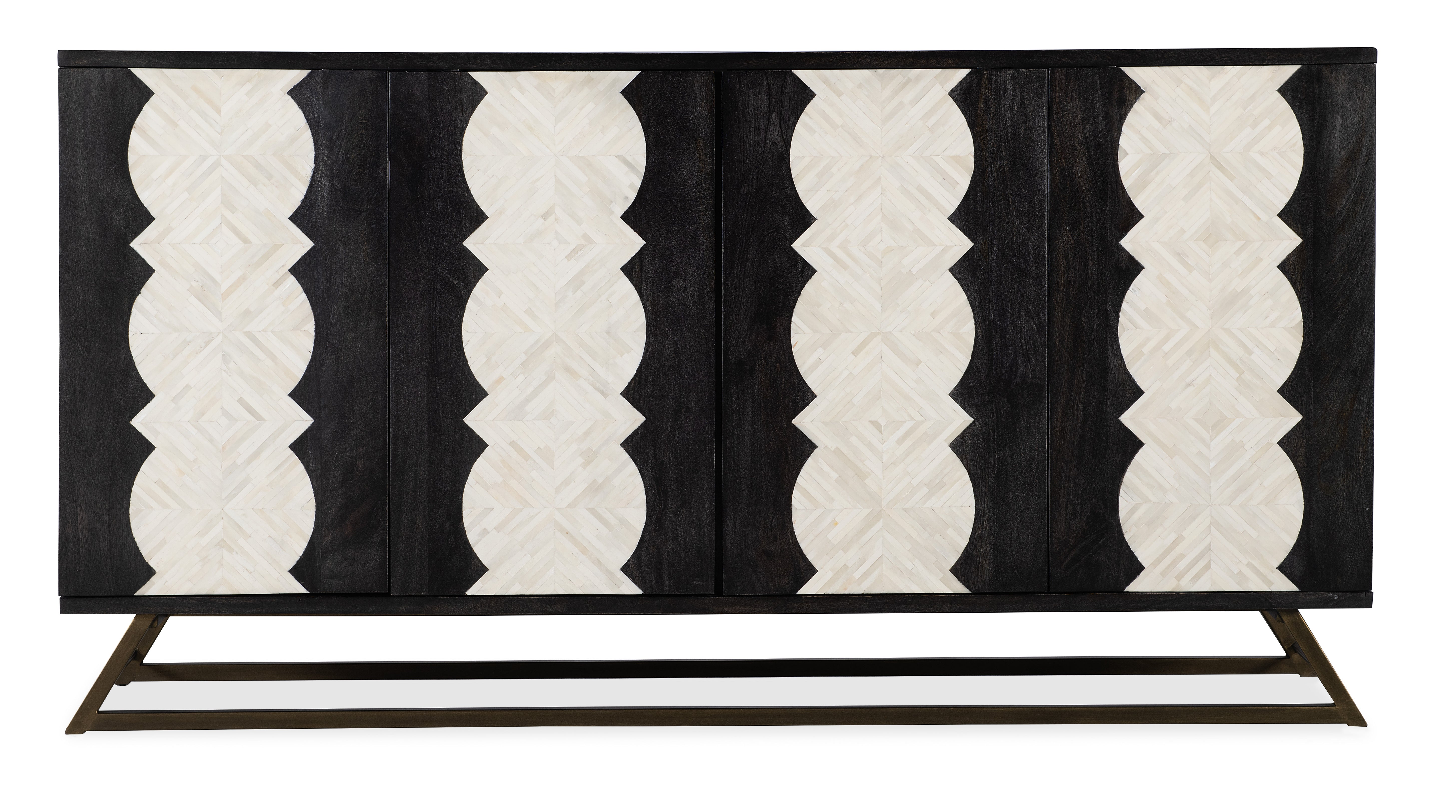 Hooker Furniture Commerce & Market Moroccan Modern Credenza in Black