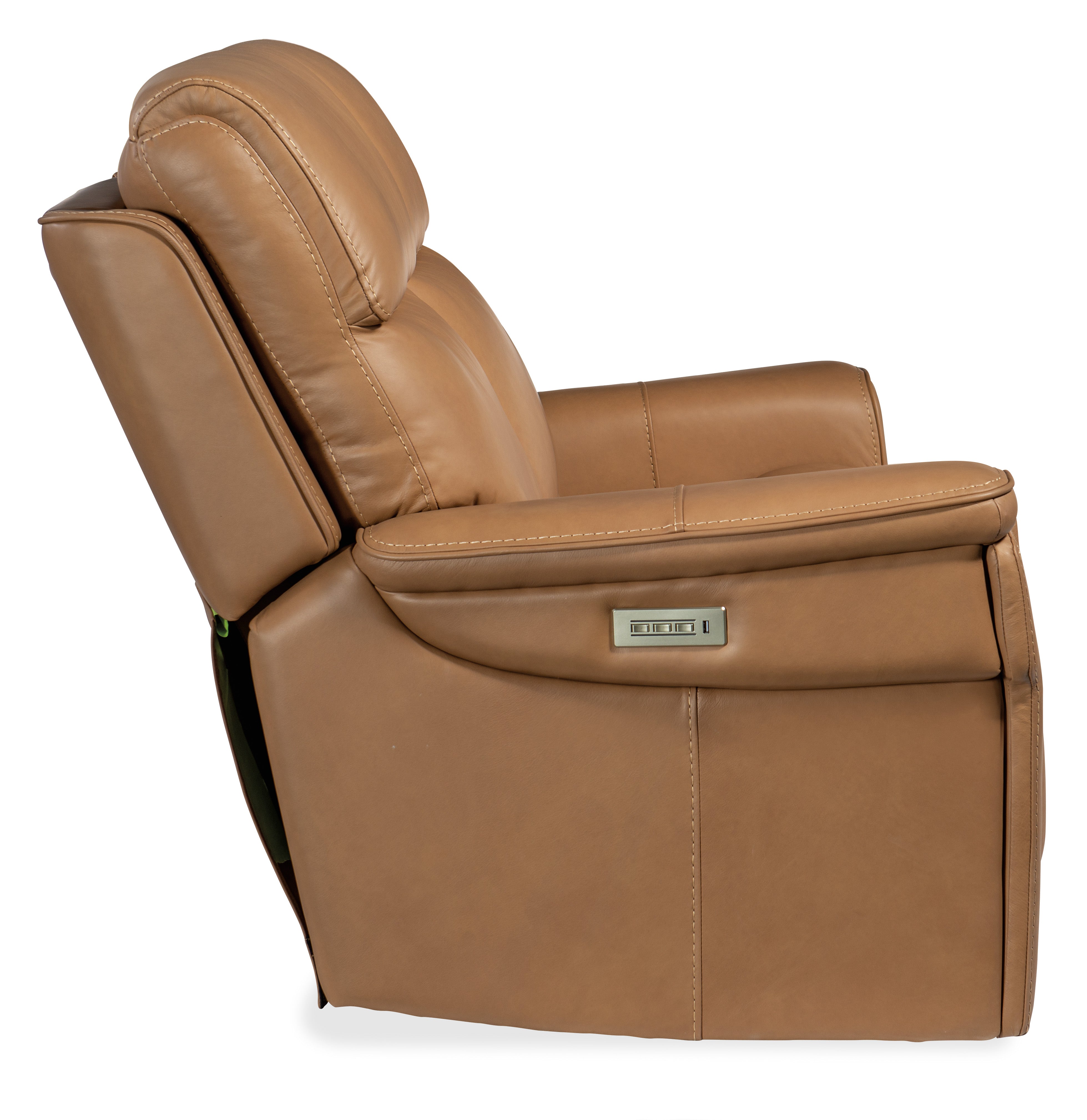 Hooker Furniture Lyra Zero Gravity Power Loveseat with Power Headrest and Lumbar in Light Brown