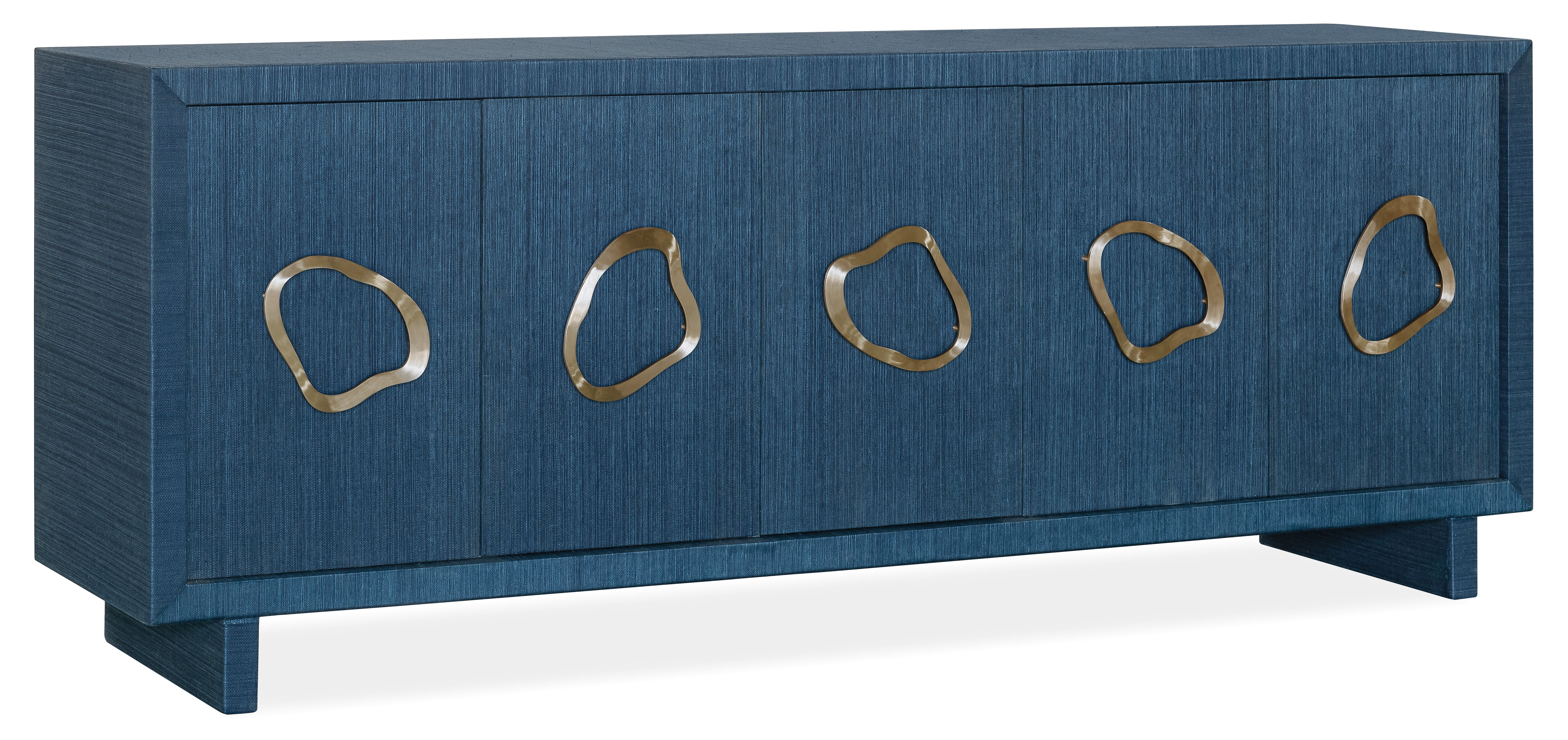 Hooker Furniture Commerce and Market Paige Five-Door Credenza in Blues