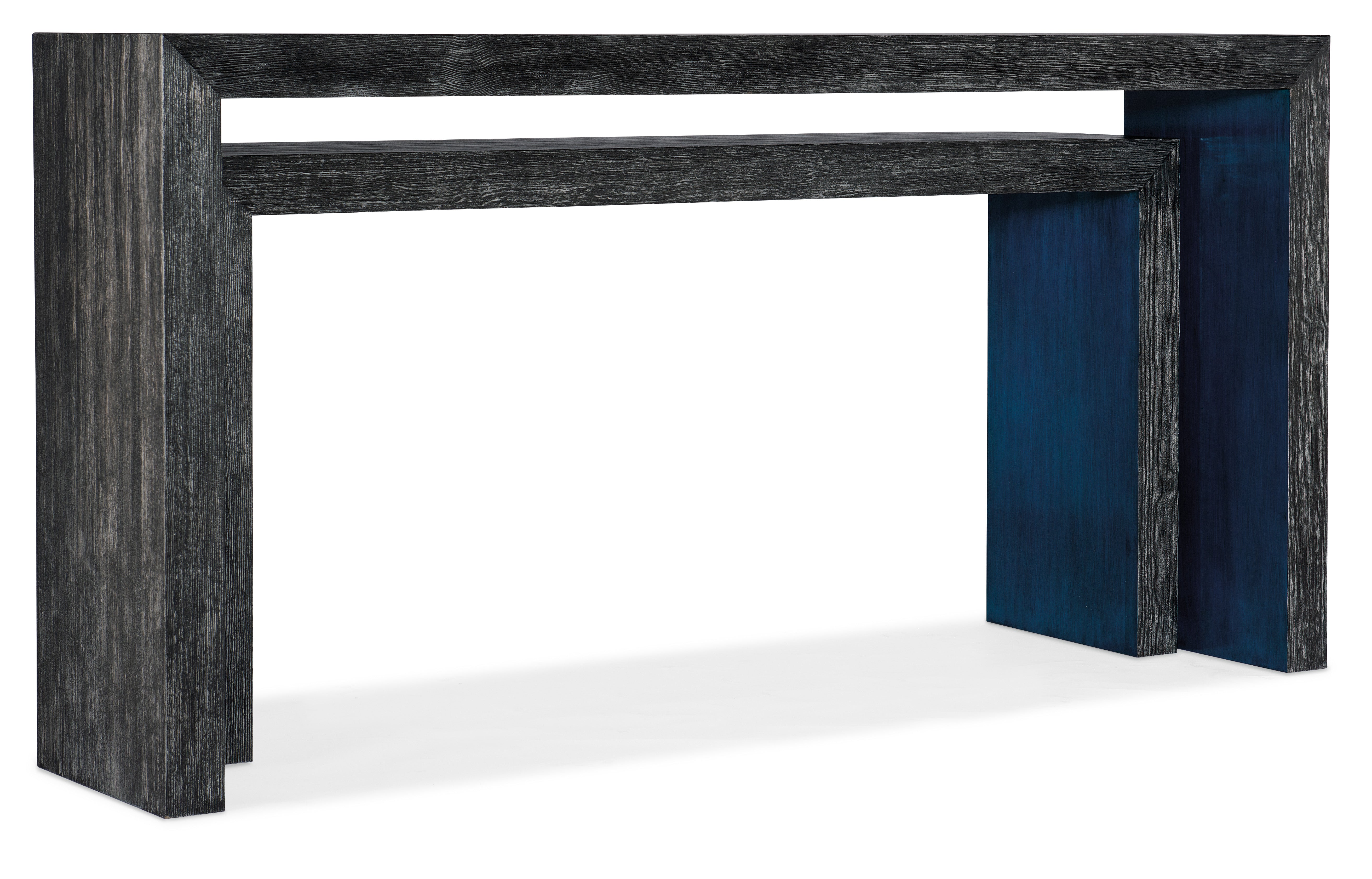 Hooker Furniture Melange Halen Nesting Sofa Tables in Blacks