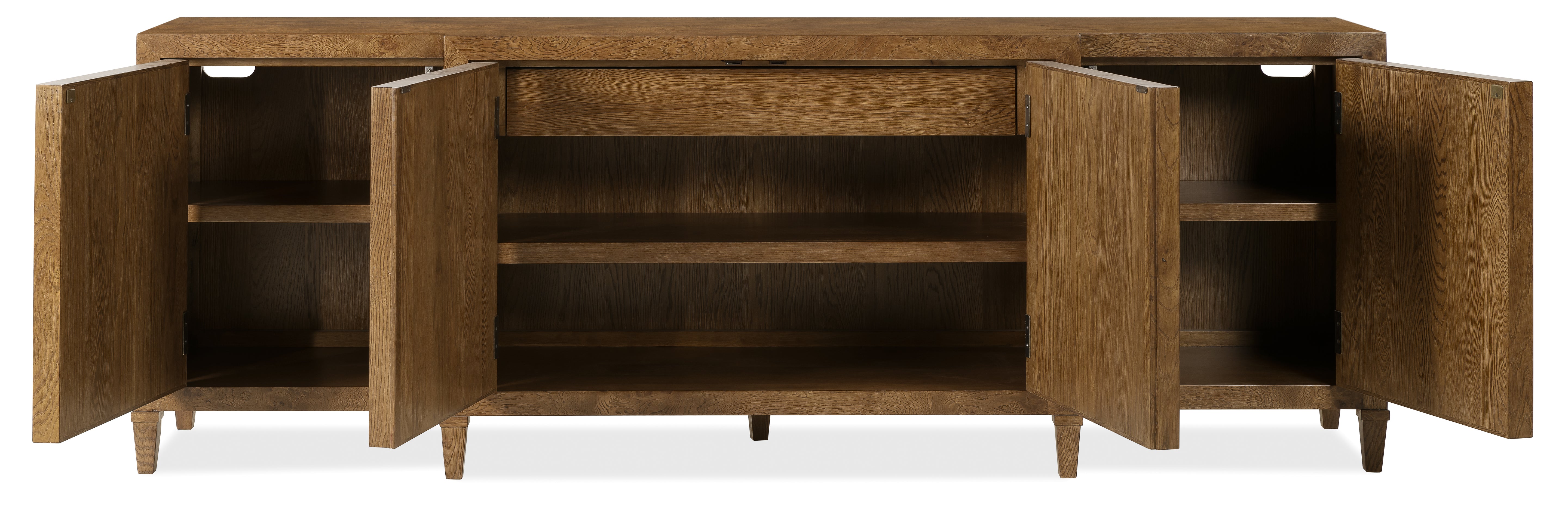 Hooker Furniture Melange Nikos Credenza in Medium Wood