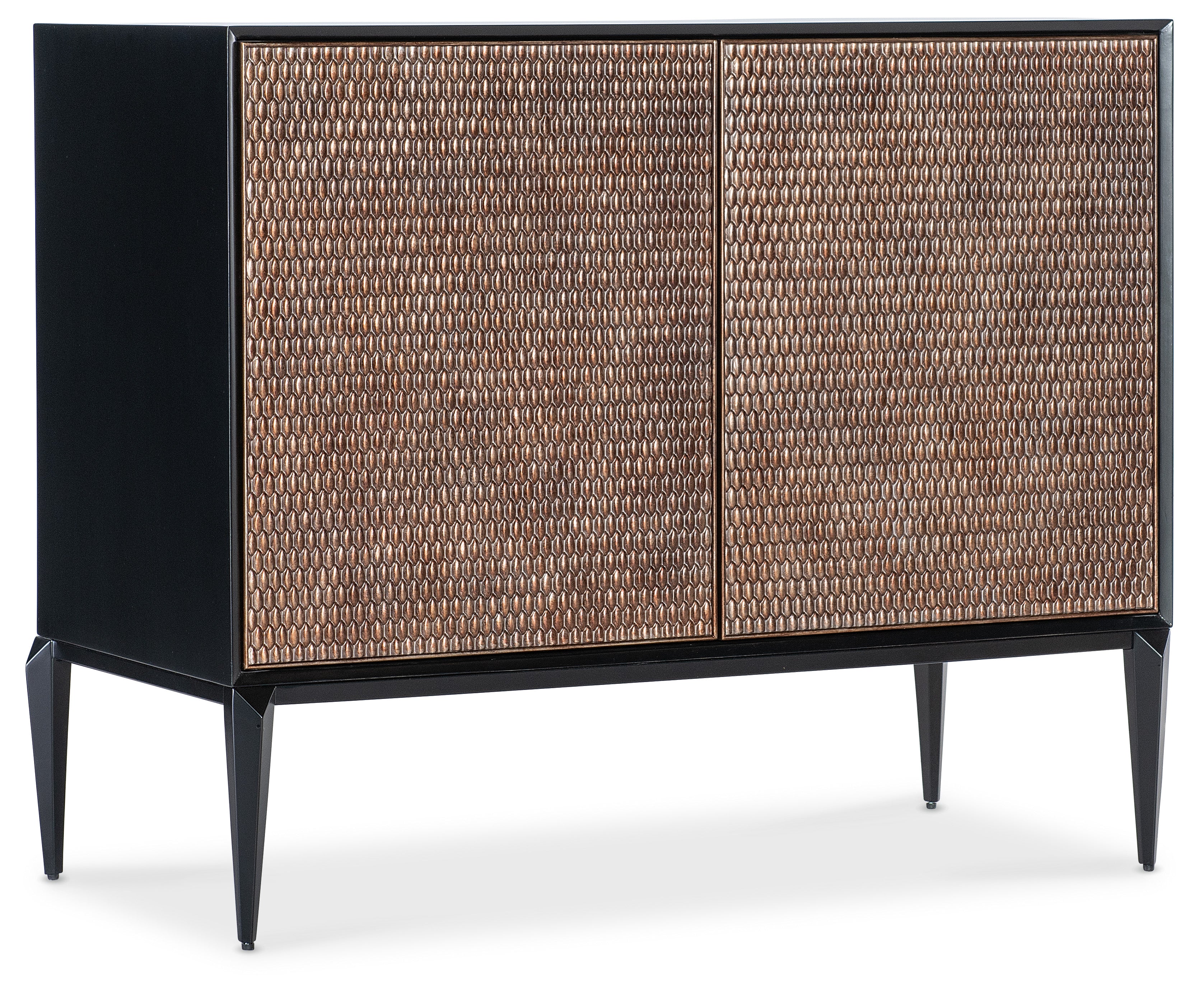 Hooker Furniture Melange Boucle Accent Chest in Blacks