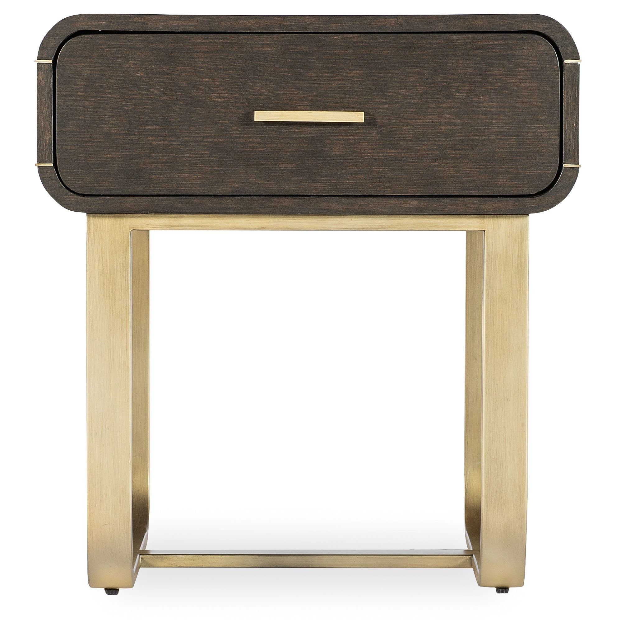 Hooker Furniture Commerce & Market Metropolitan End Table in Dark Wood