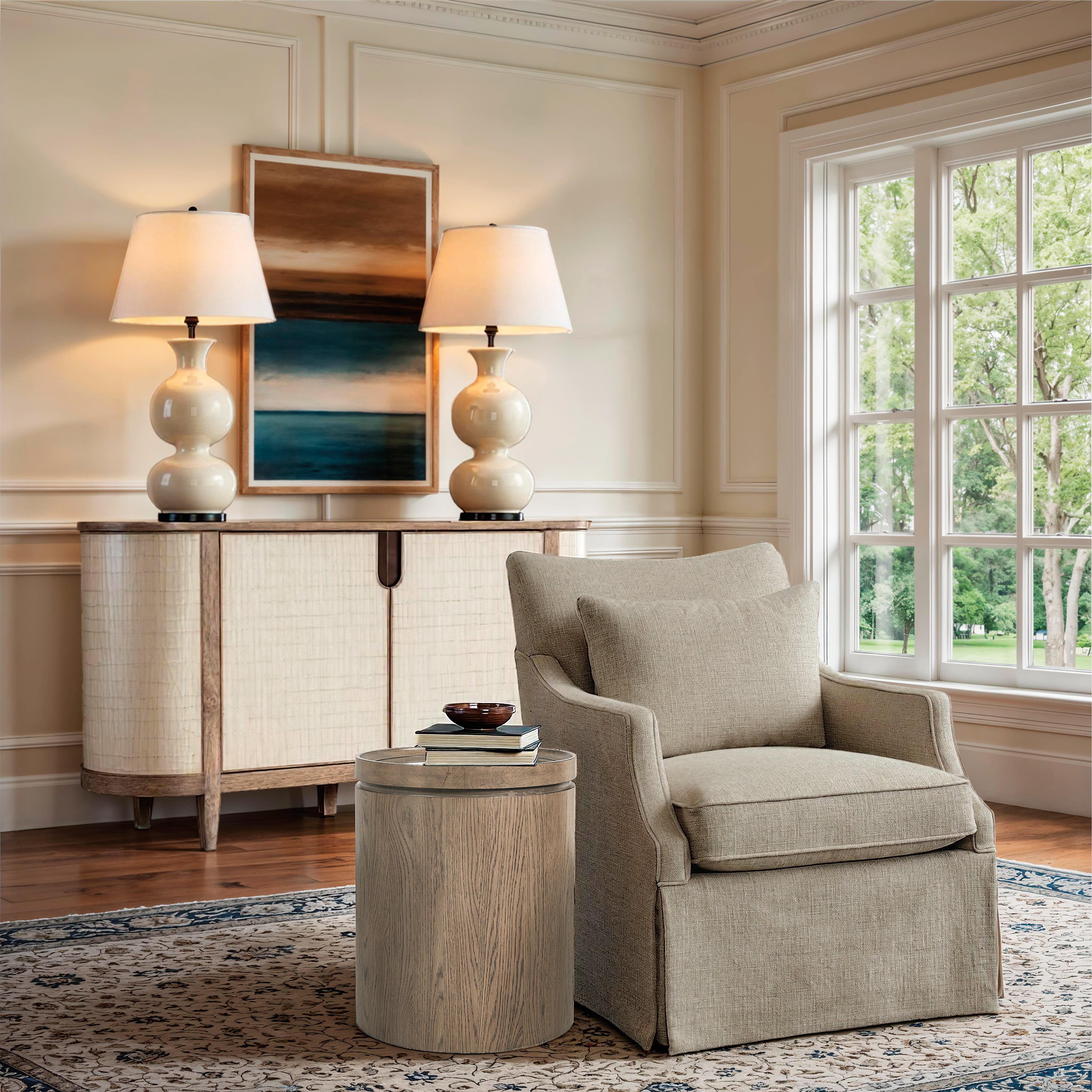 Hooker Furniture Melange Arbor Credenza in Medium Wood