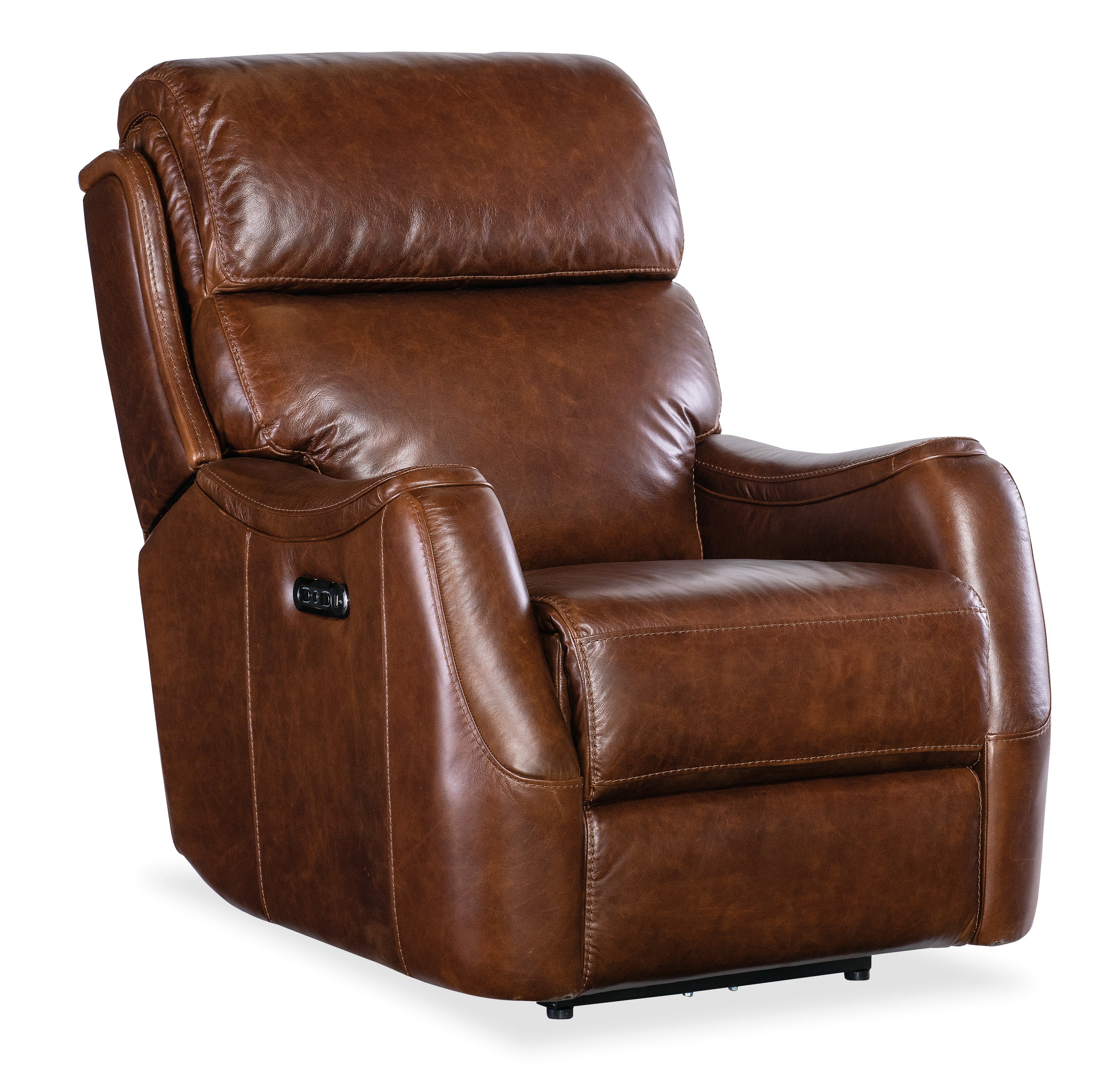 Hooker Furniture Harlan Zero Gravity Power Recliner with Power Headrest in Brown