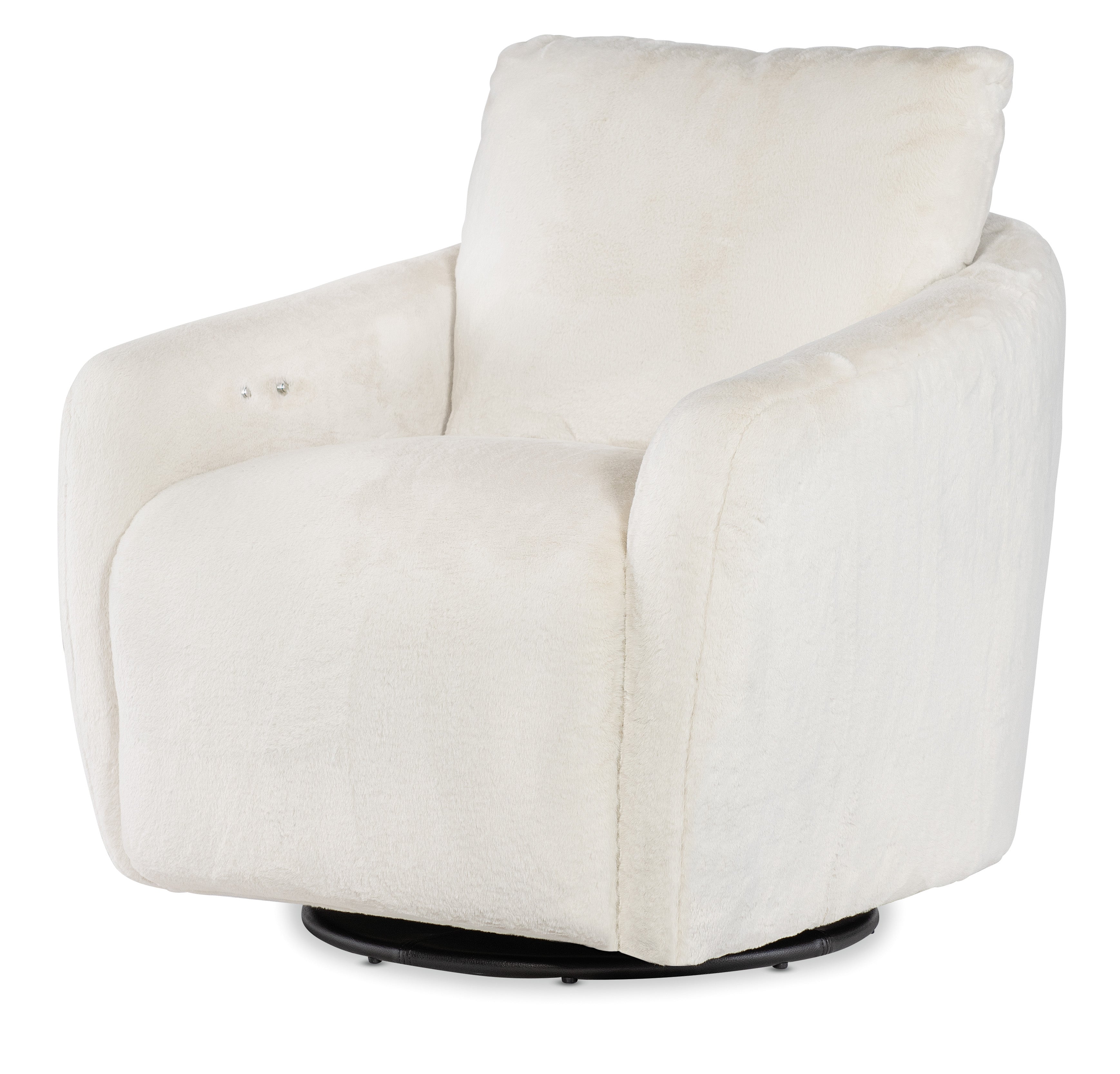 Hooker Furniture Bonnie Swivel Chair with Power Footrest in Beige