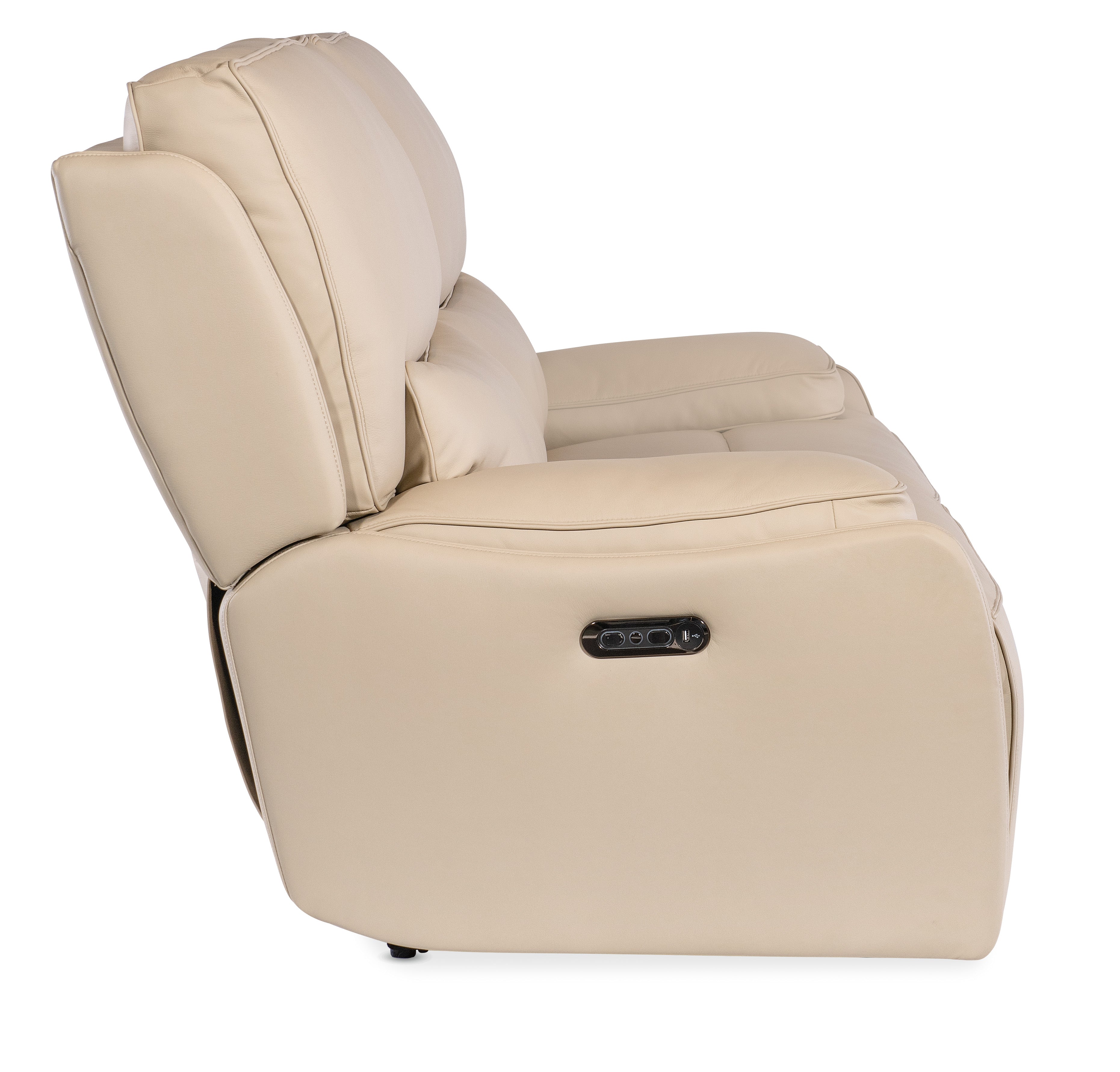 Hooker Furniture Kramer Zero Gravity Sofa with Power Recline & Power Headrest in Beige