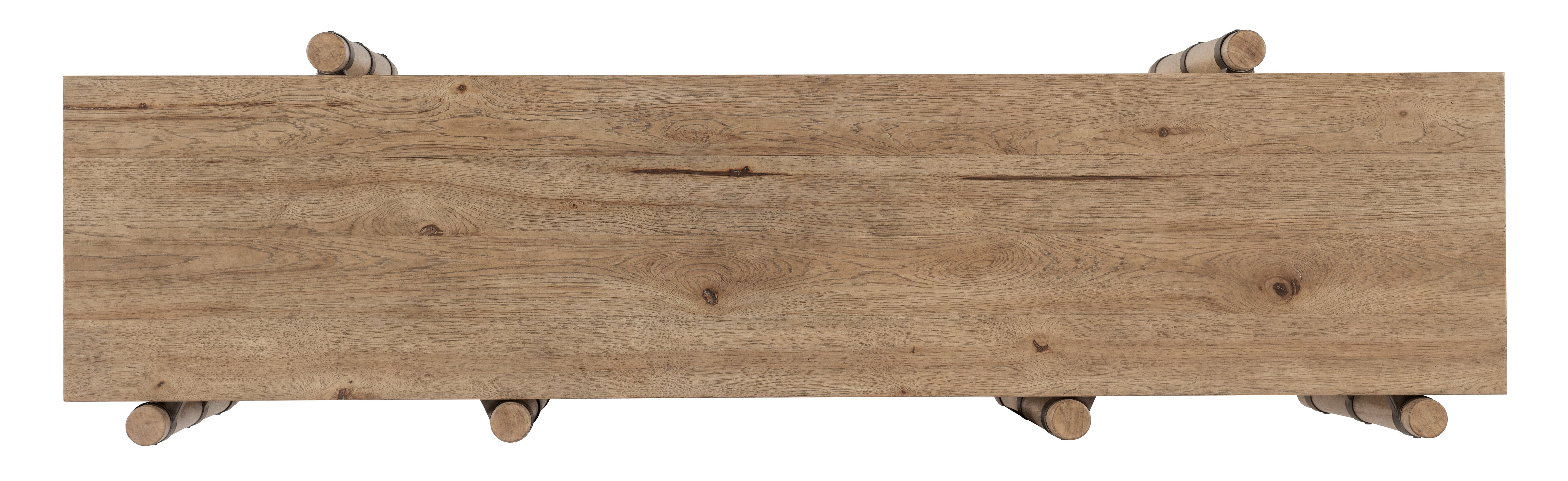 Hooker Furniture Vineyard Row Console in Light Wood