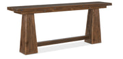 Hooker Furniture Driftwood Flip-Top Console Table in Medium Wood