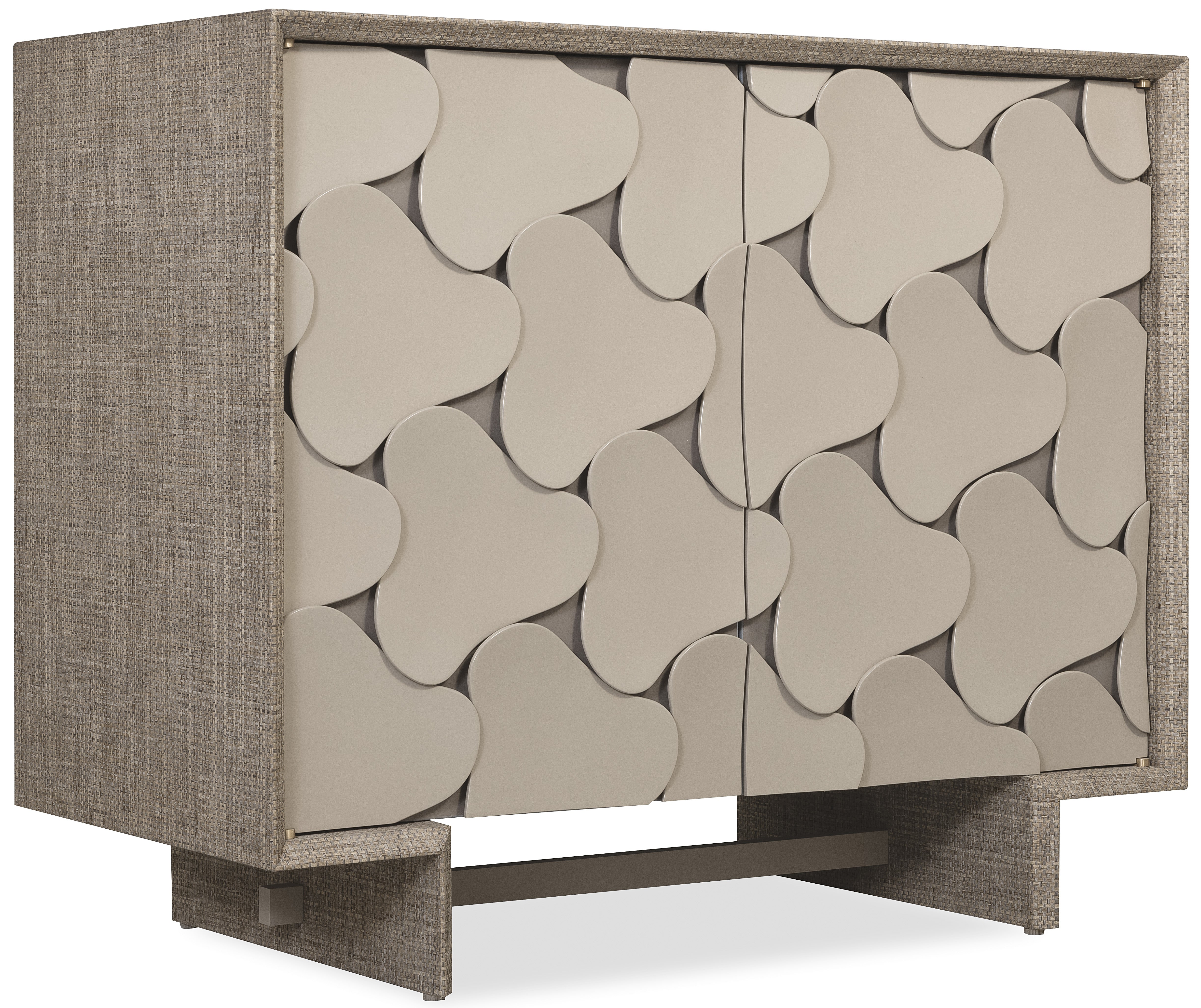 Hooker Furniture Melange Pinwheel Hall Chest in Grays