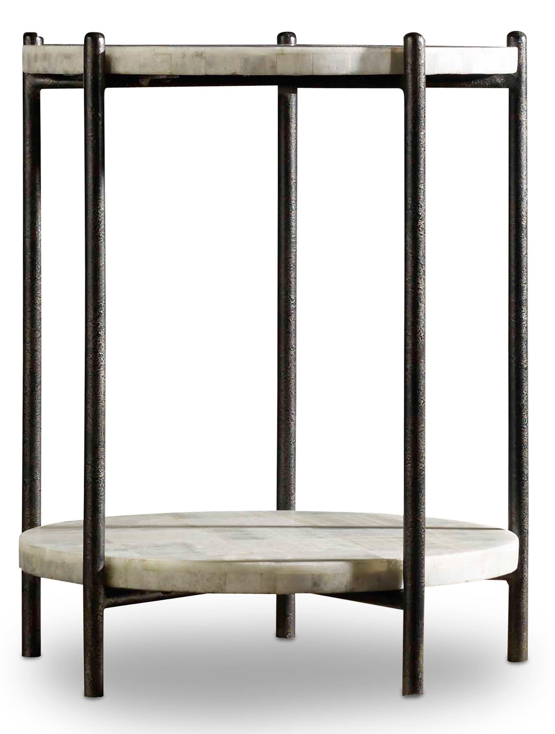 Hooker Furniture Melange Blythe Accent Table in Beige