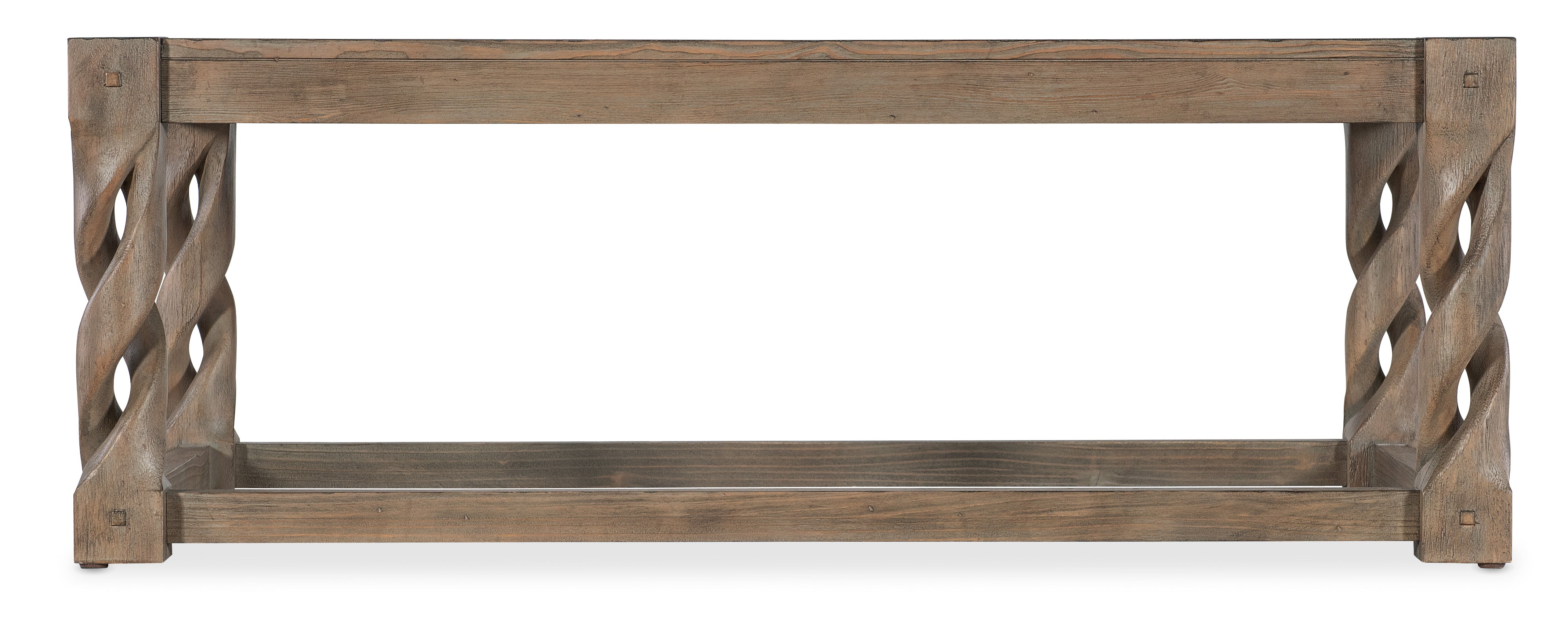 Hooker Furniture Commerce & Market Jack O'bein Cocktail Table in Medium Wood