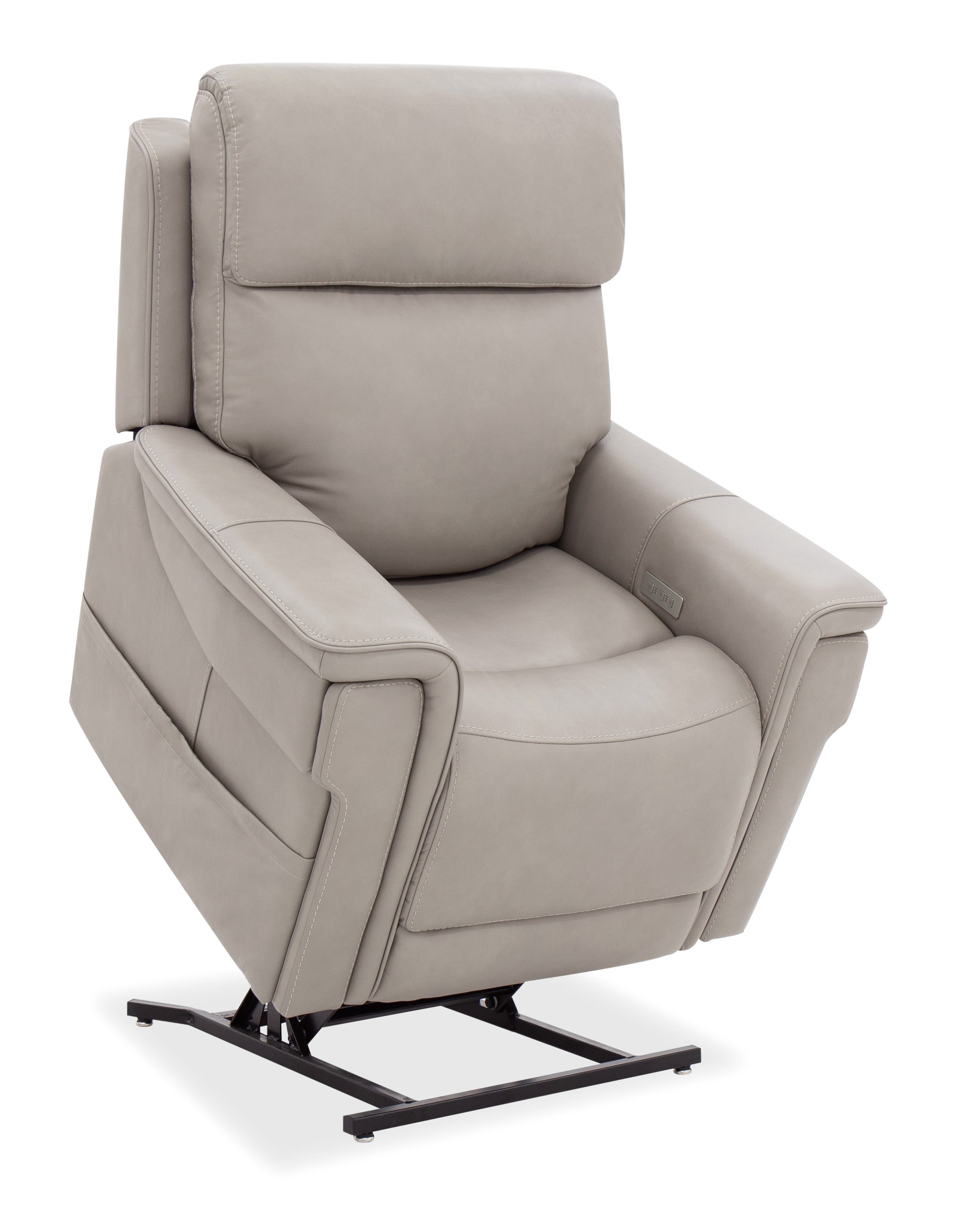 Hooker Furniture Lyra Lift Chair with Power Recline, Headrest and Lumbar in Grey
