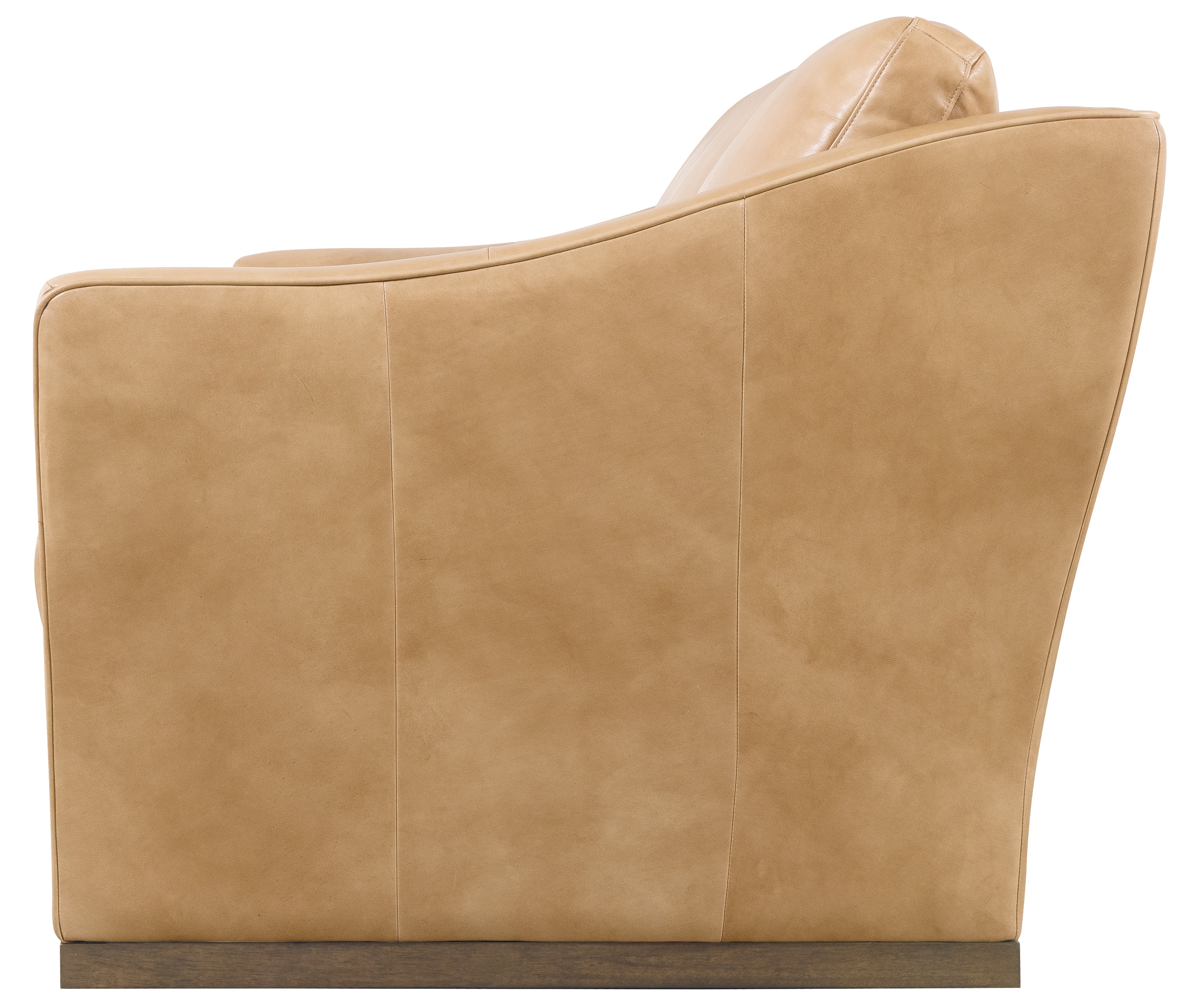 Hooker Furniture Fairfax Stationary Sofa in Brown
