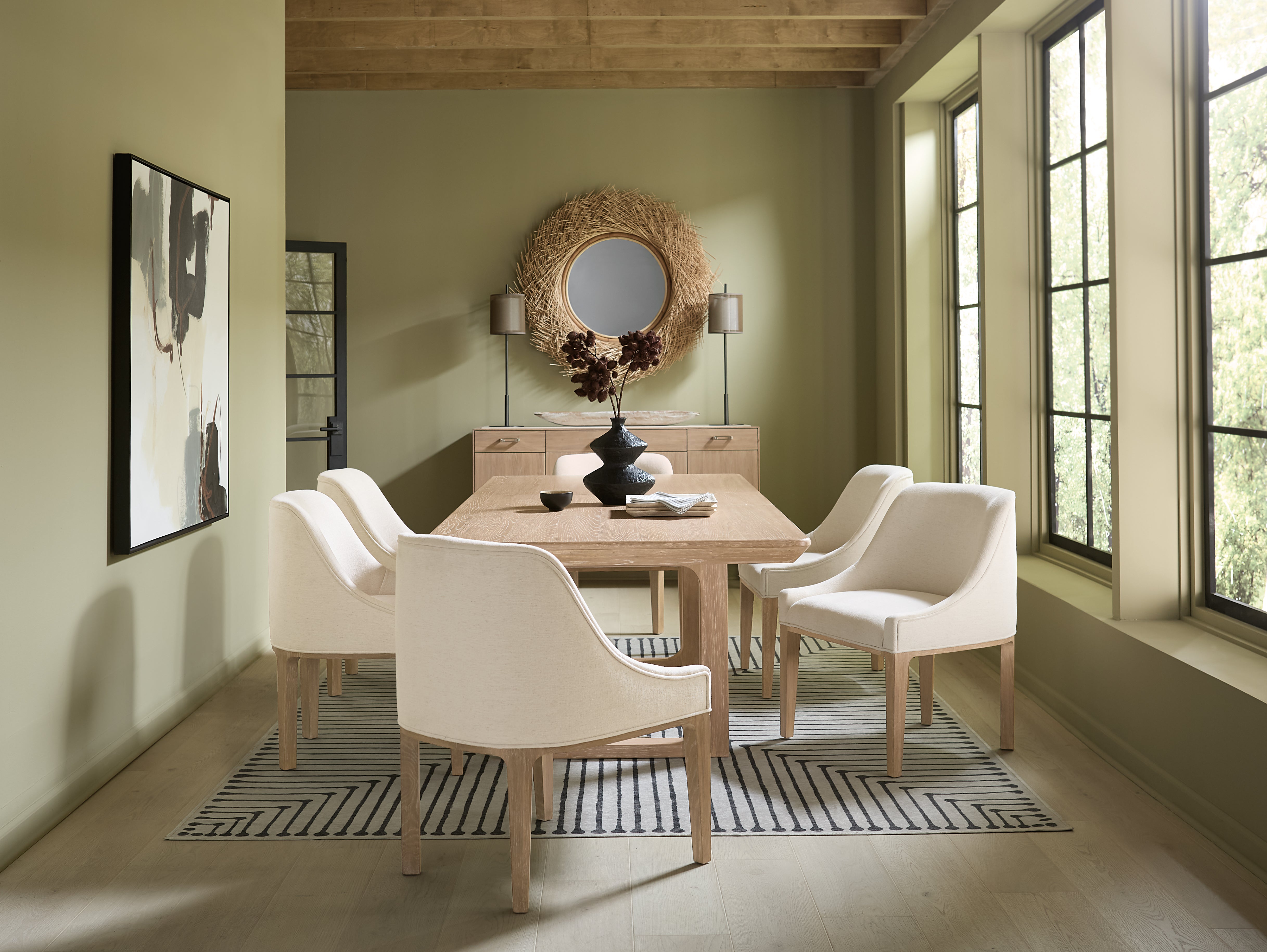 Hooker Furniture Banyon Bay Rectangle Dining Table with Two 20-inch Leaves