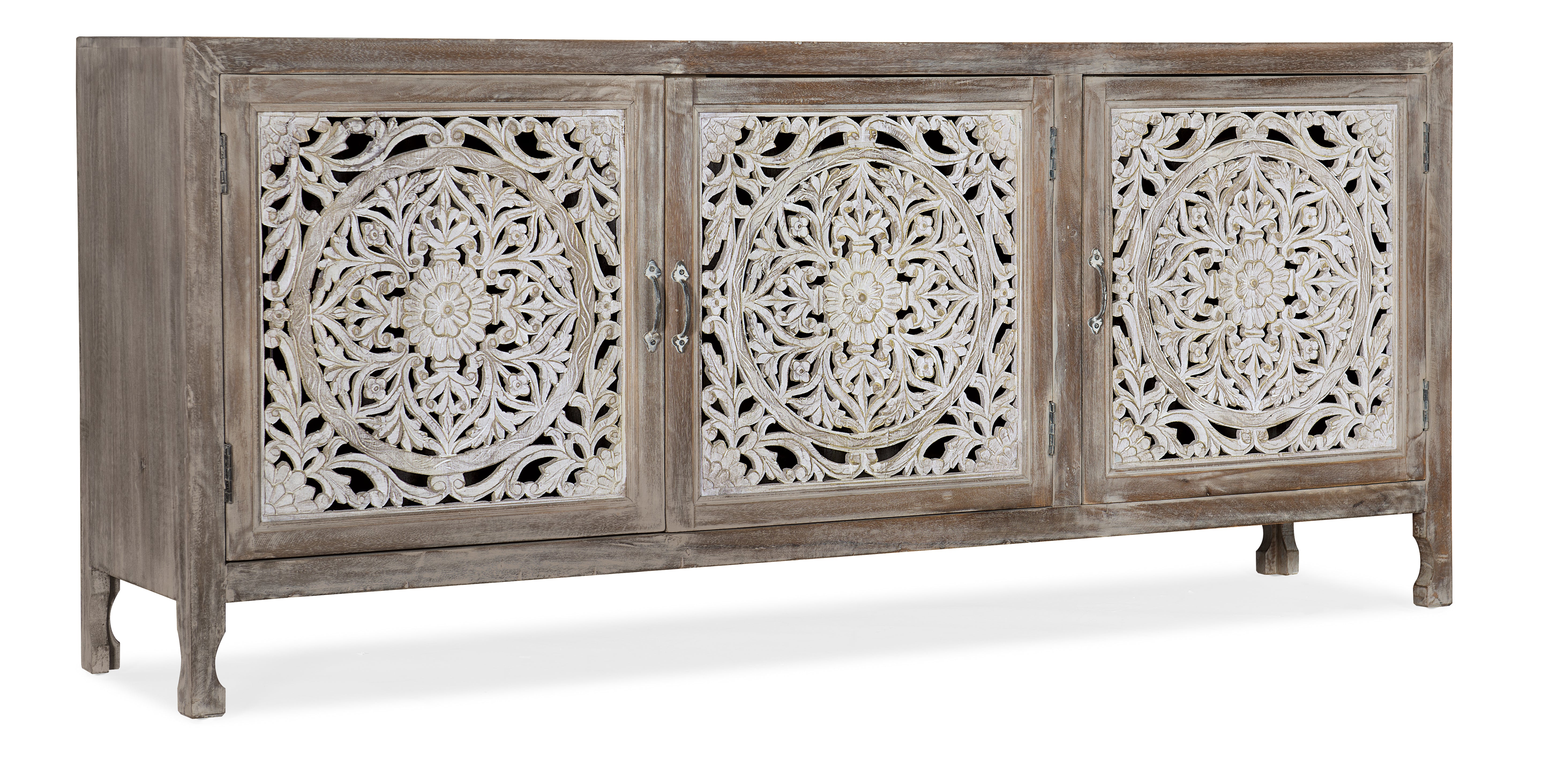 Hooker Furniture Entertainment Console in Light Brown