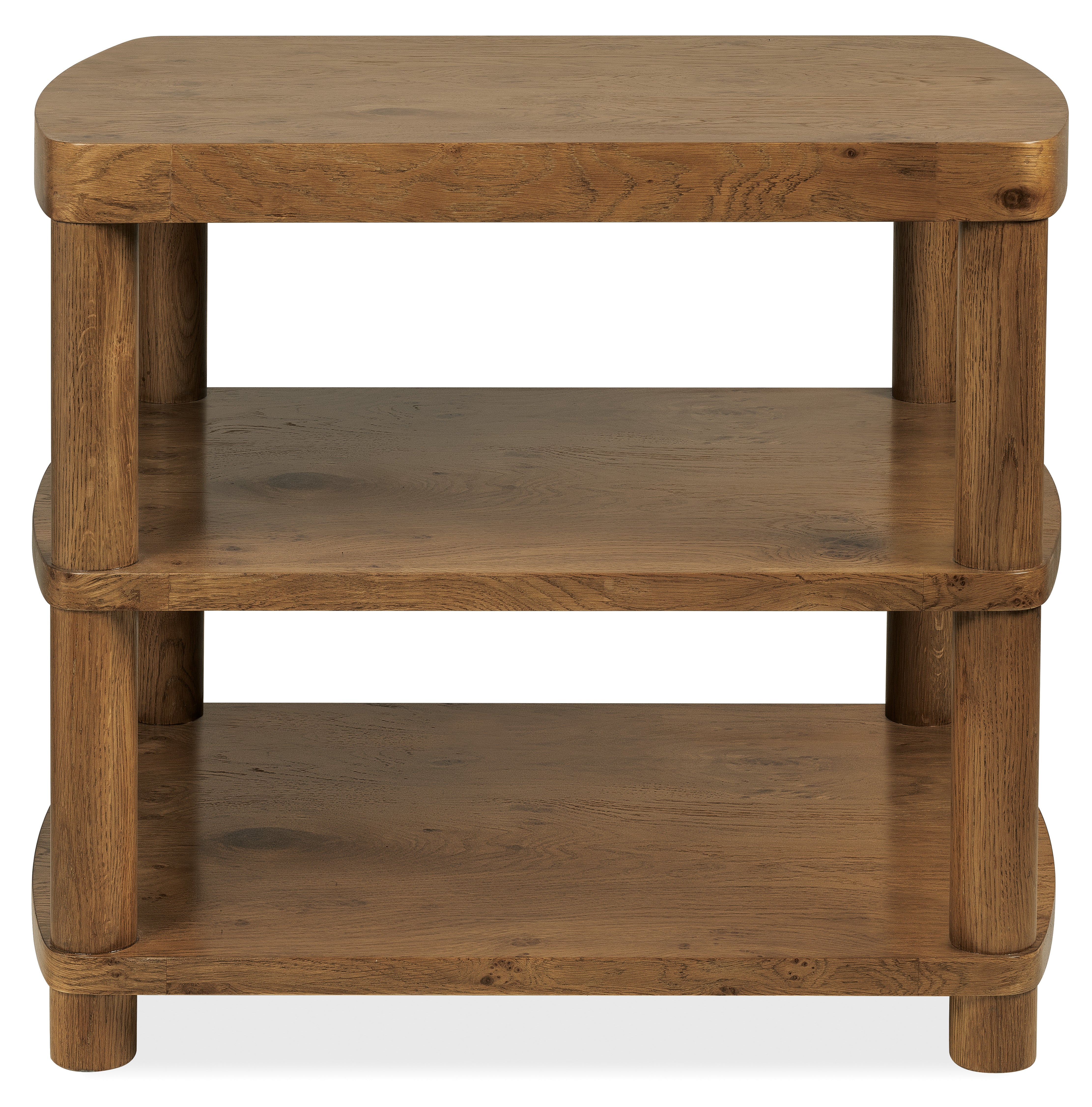 Hooker Furniture Melange Romano End Table in Medium Wood