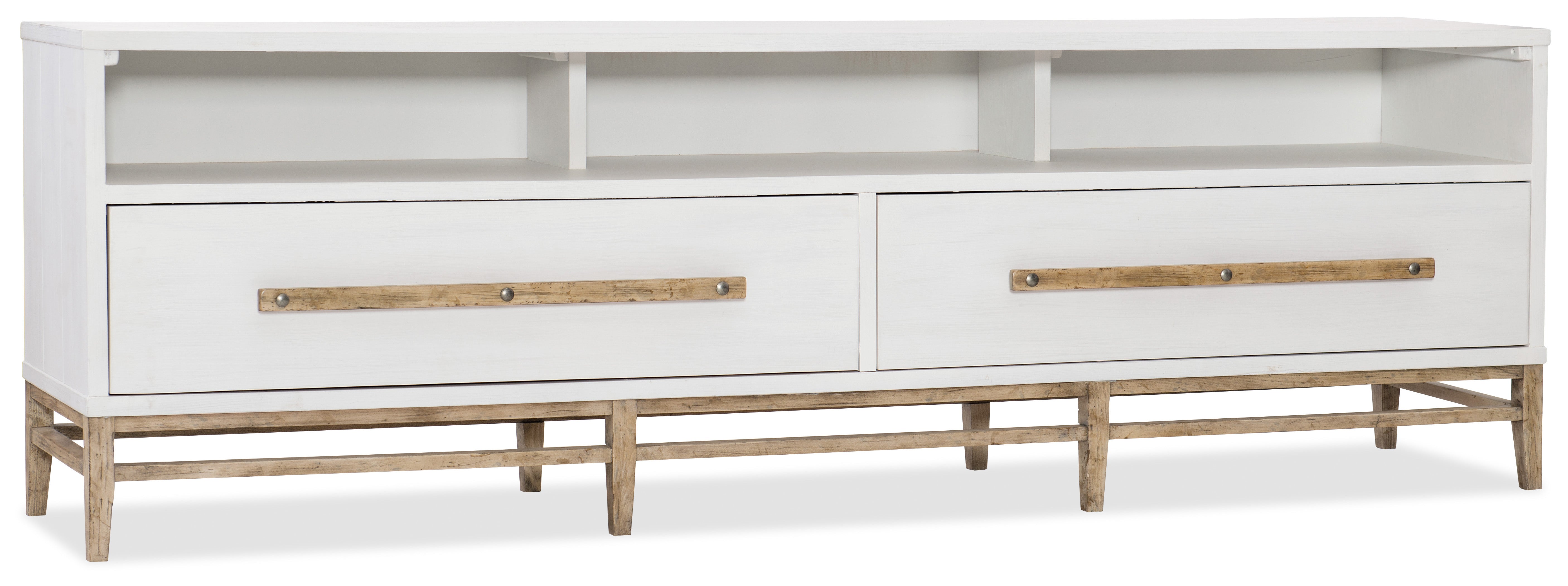 Hooker Furniture Urban Elevation Low Entertainment Console in White