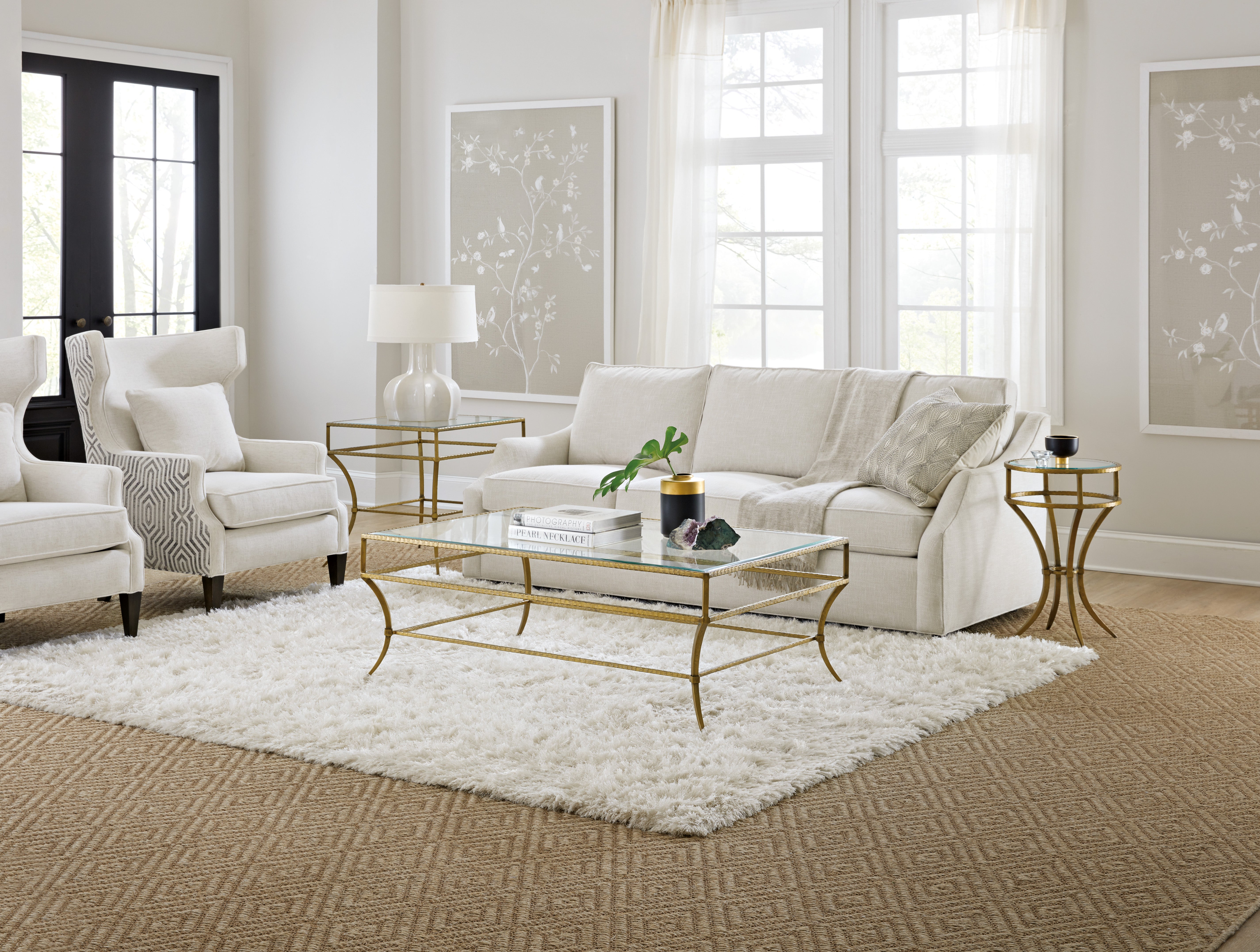 Hooker Furniture Laureng Cocktail Table in Gold