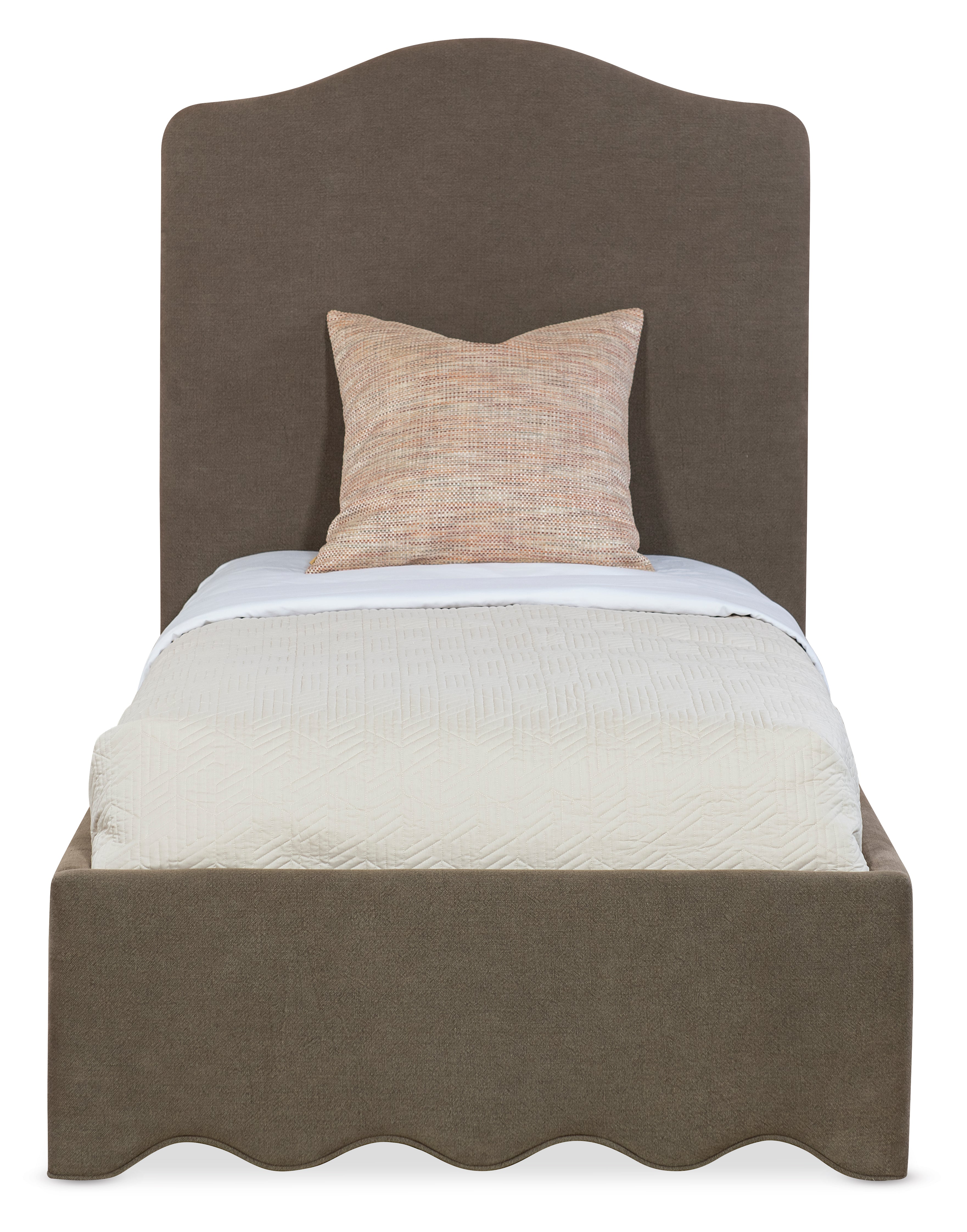 Hooker Furniture Commerce and Market Liv Twin Upholstered Bed in Brown