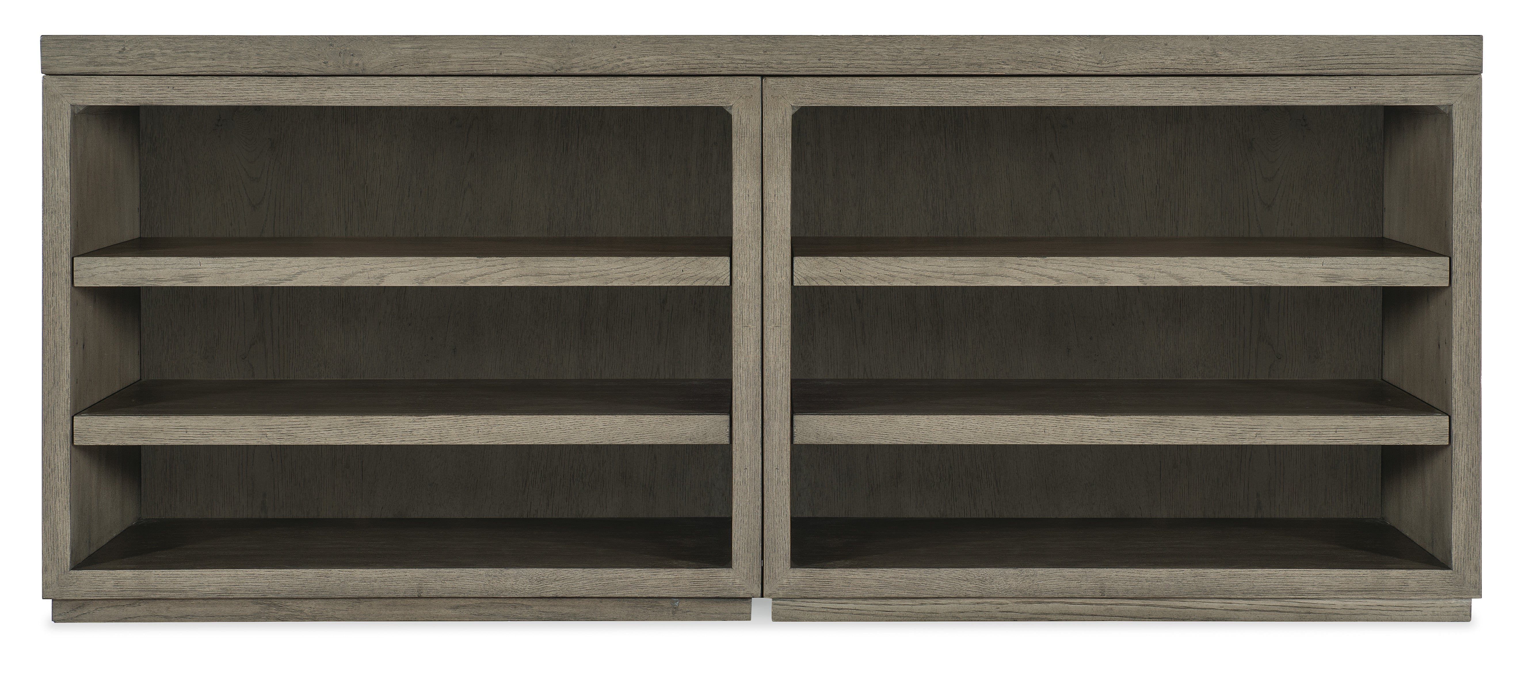 Hooker Furniture Linville Falls 72" Credenza with Two Open Desk Cabinets
