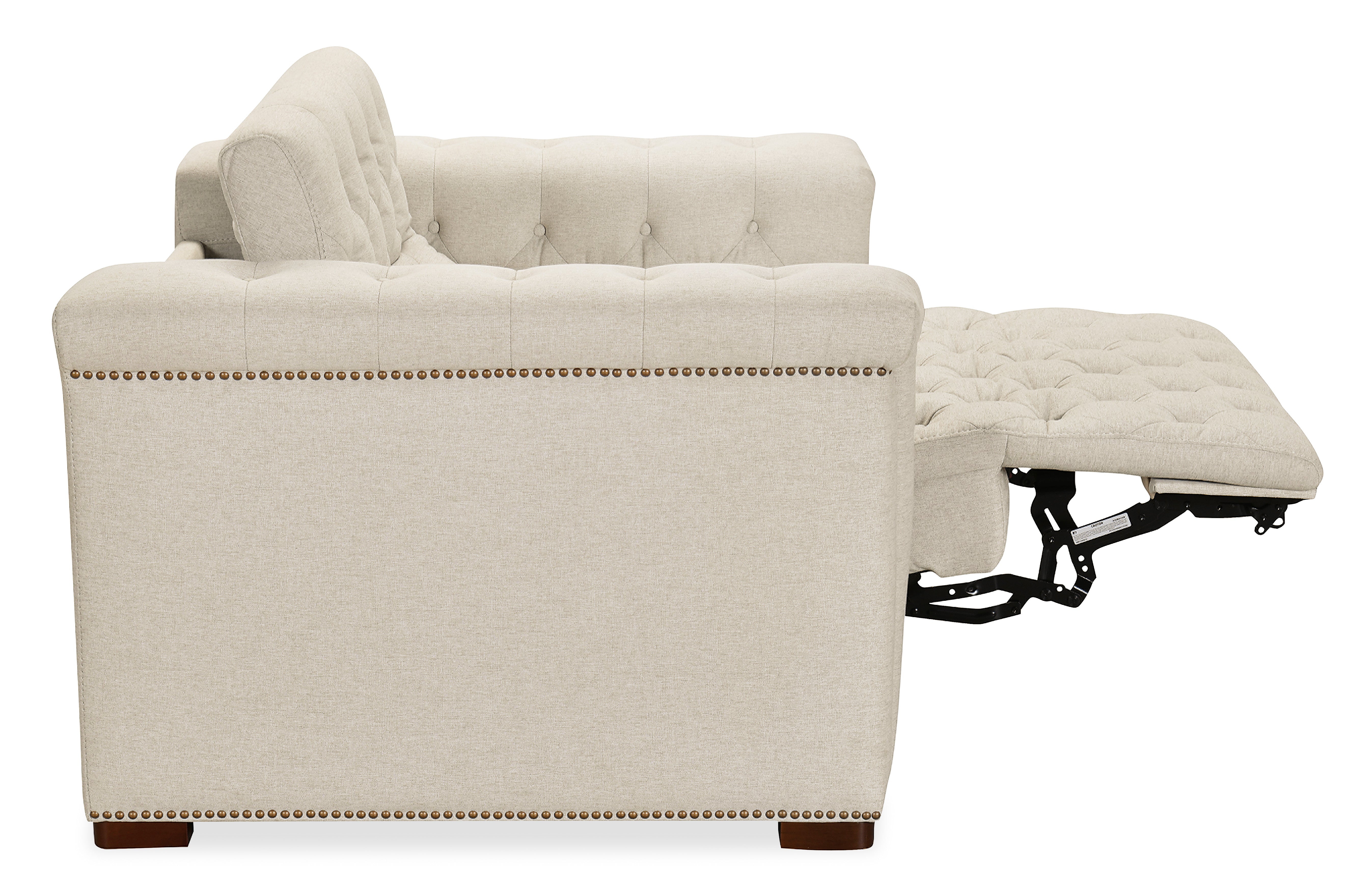 Hooker Furniture Savion Deux Power Recliner with Power Headrest in Beige