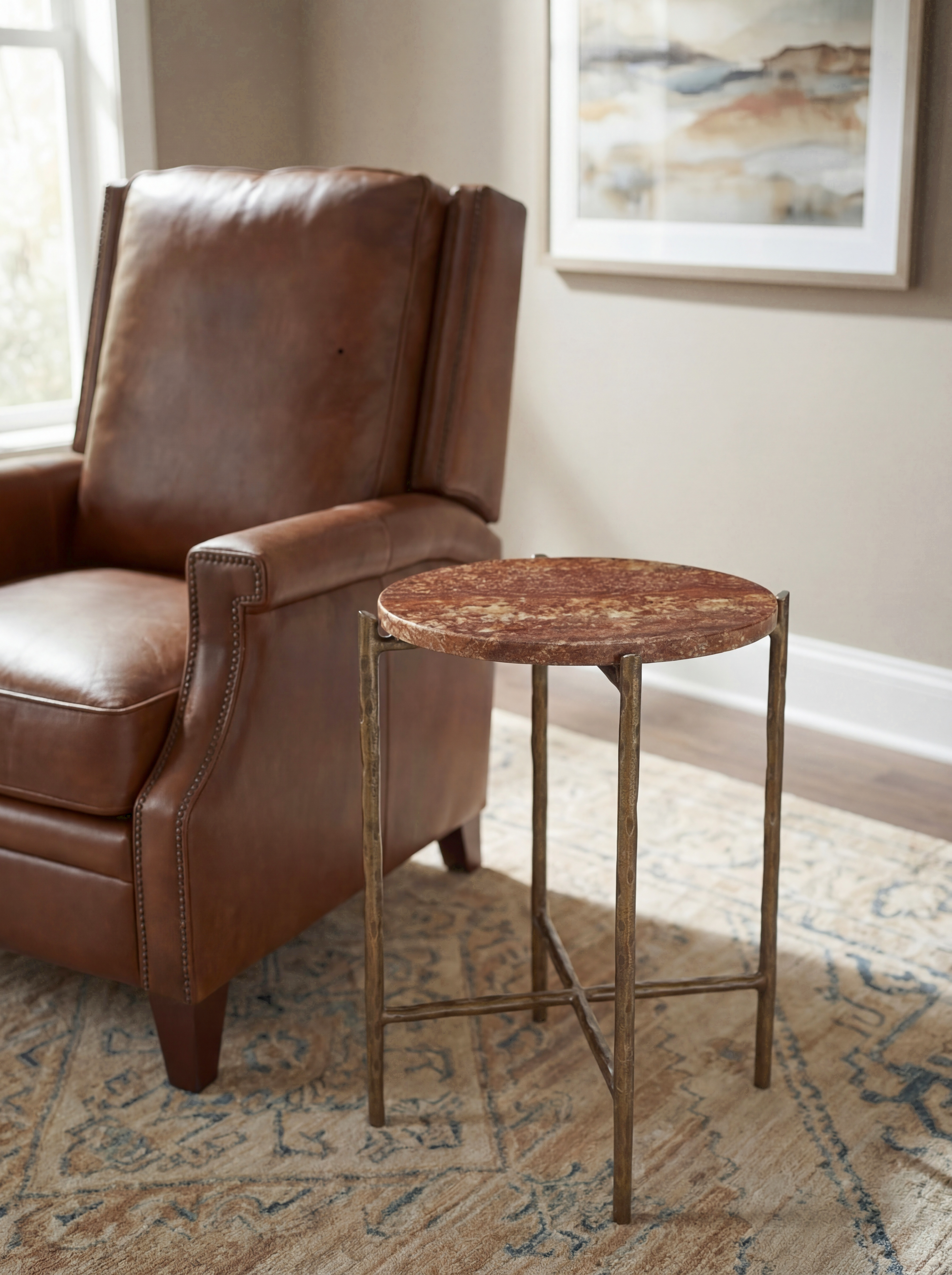 Hooker Furniture Melange Joie De Vivre Spot Table in Golds