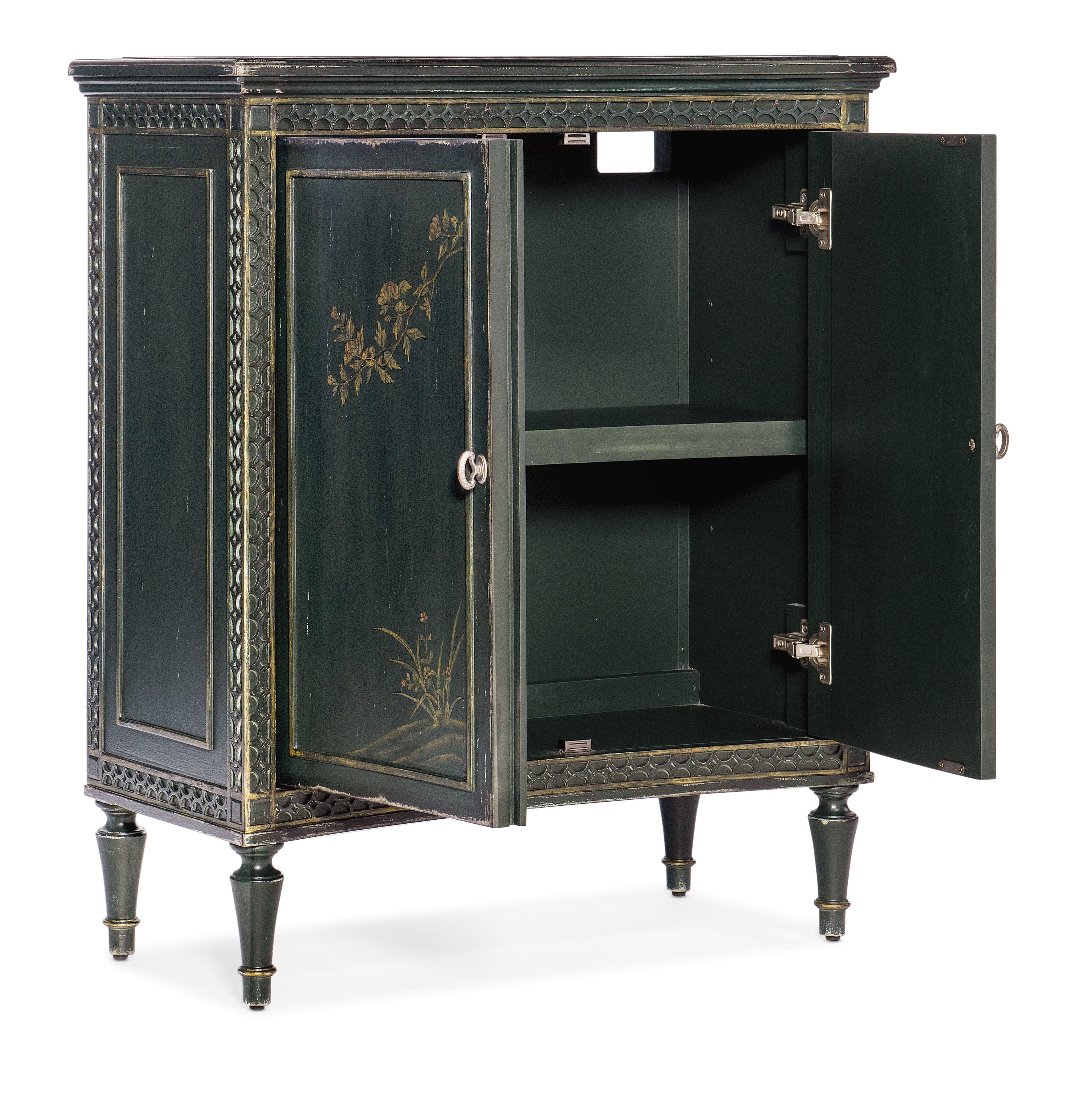 Hooker Furniture Charleston Two-Door Accent Chest in Greens