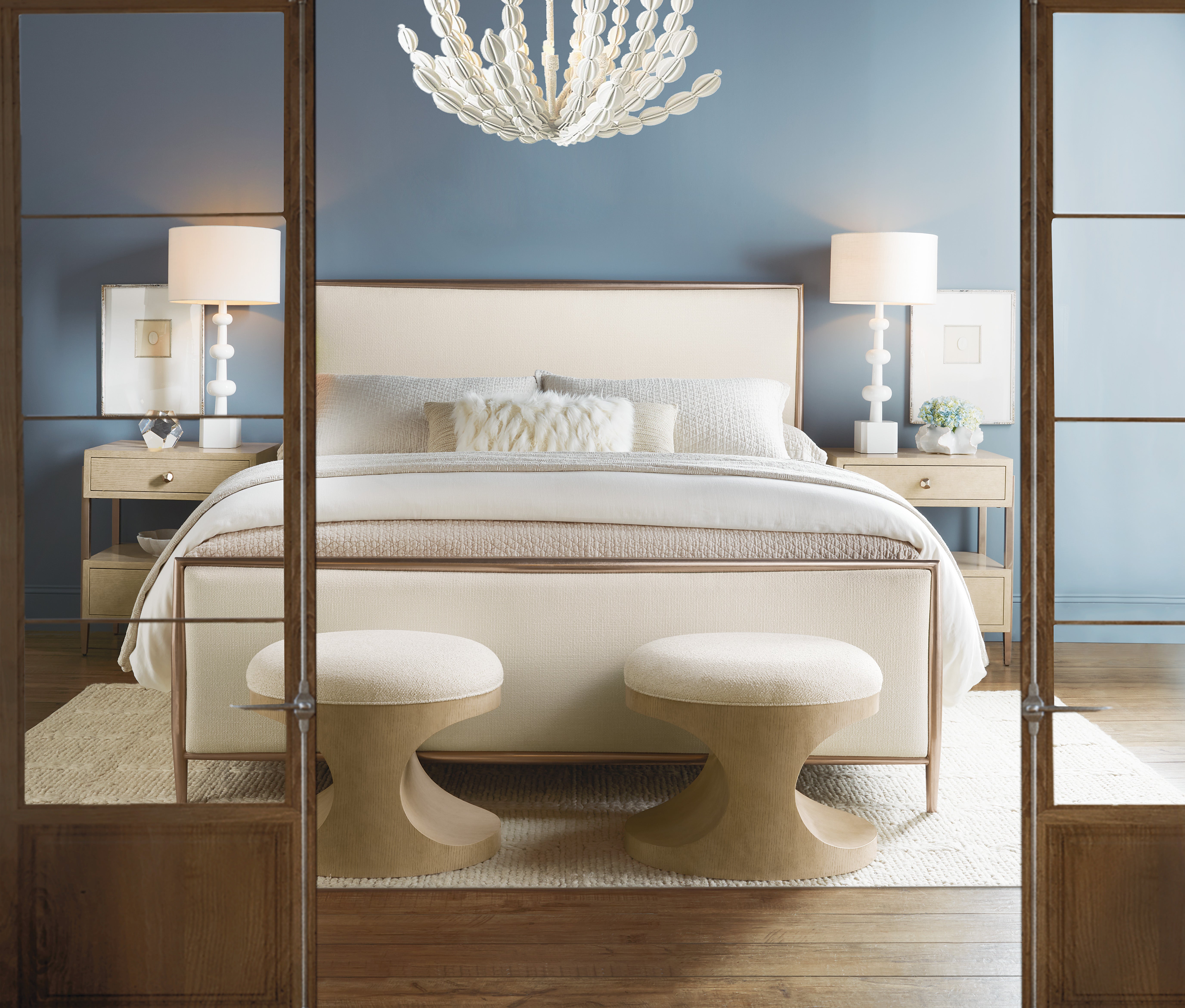 Hooker Furniture Westwood Upholstered Metal Bed